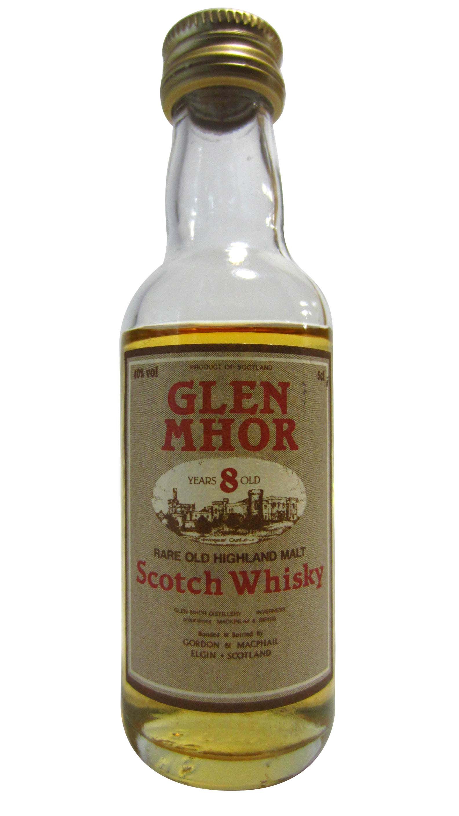 Glen Mhor (silent) Rare Old Highland Malt Whisky Miniature