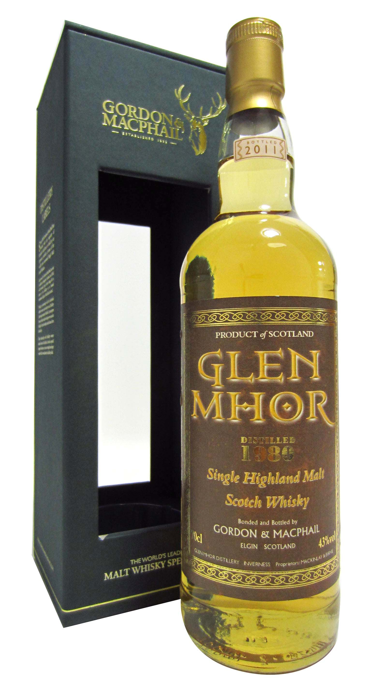 Glen Mhor (silent) Gordon & MacPhail Single Malt Scotch Whisky