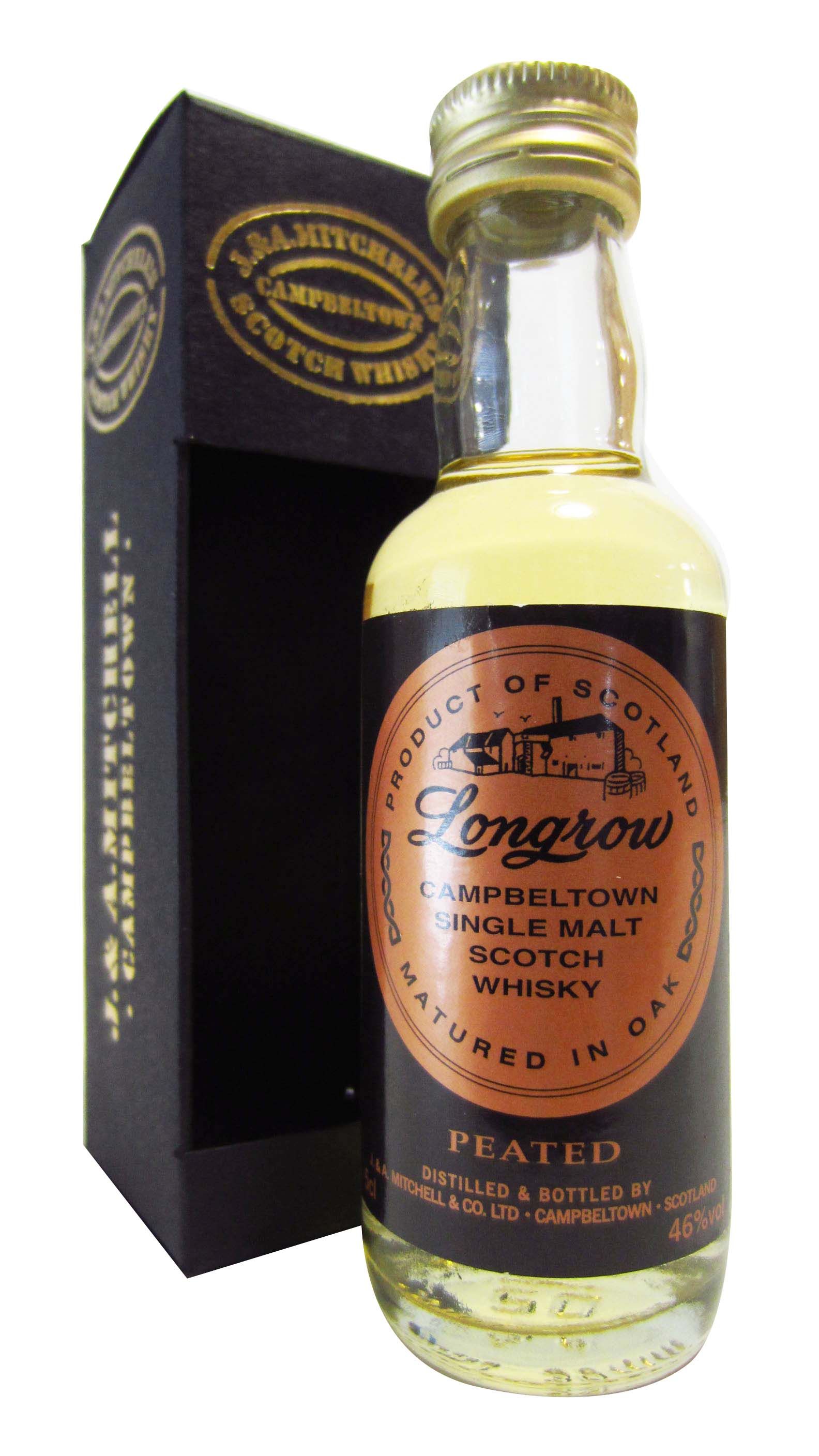 Longrow Peated Campbeltown Single Malt Scotch Whisky Miniature