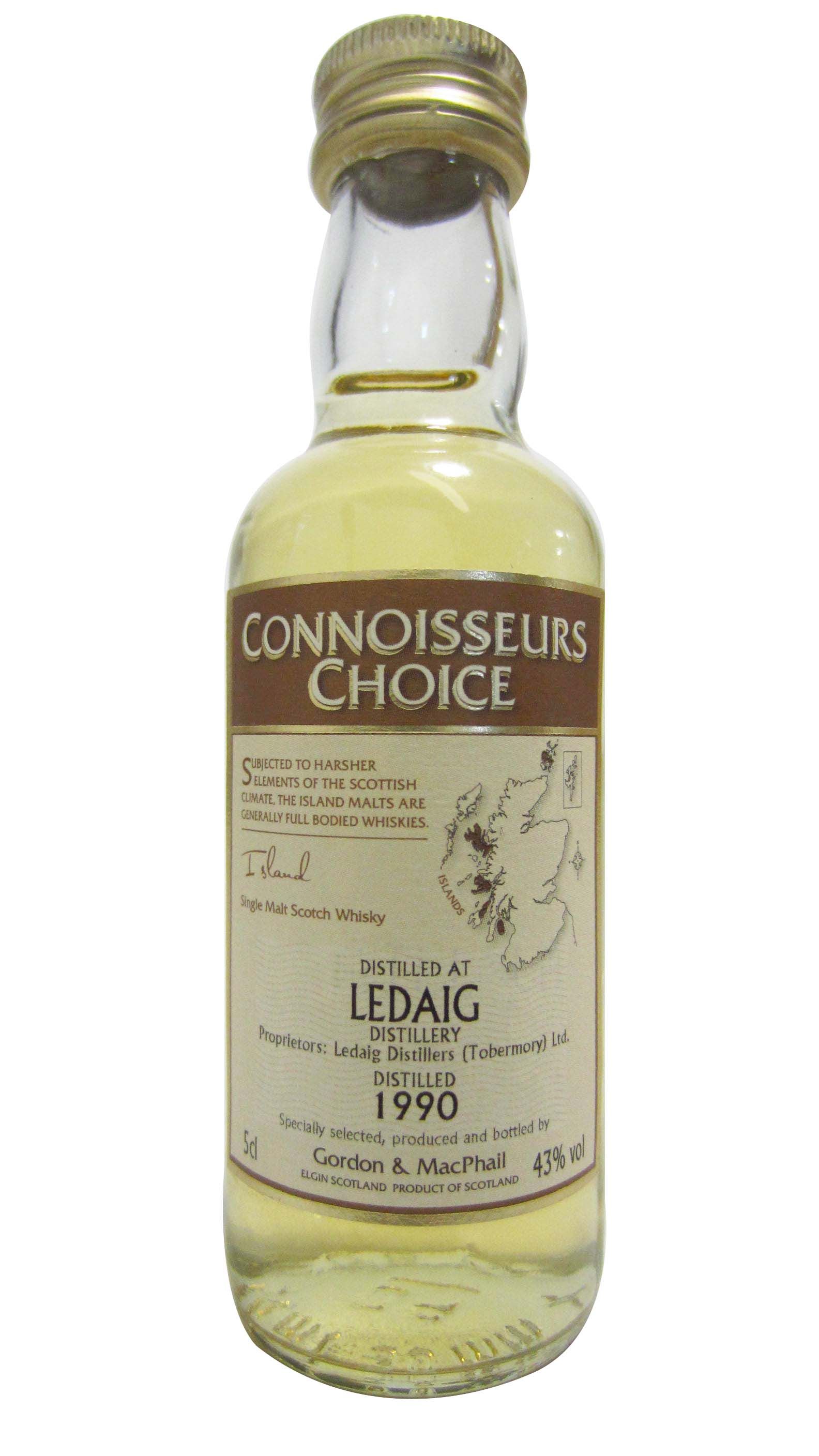 Ledaig Connoisseurs Choice Single Malt Scotch Whisky Miniature