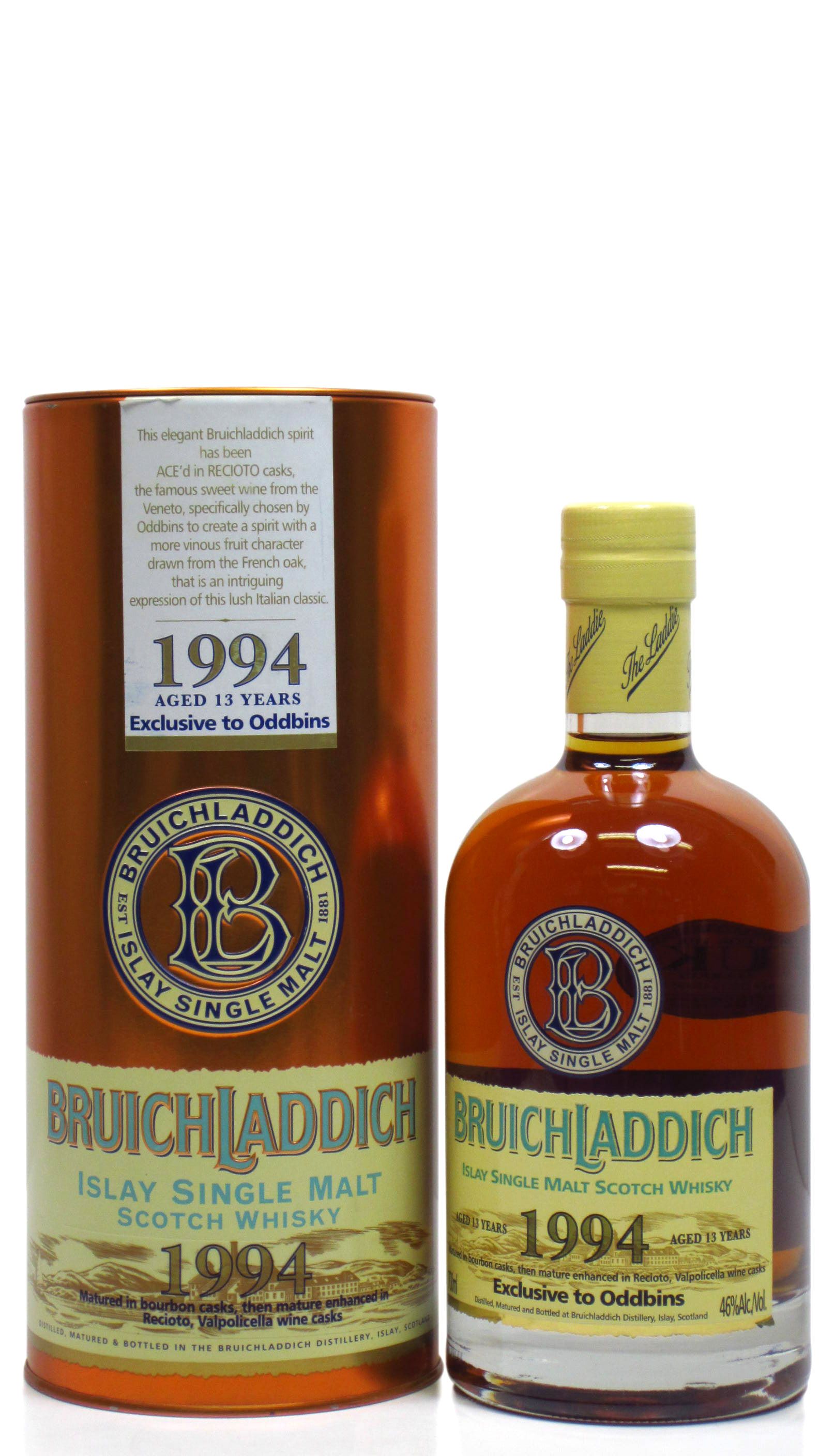 Bruichladdich Recioto Valpolicella Wine Cask Islay Single Malt Scotch Whisky