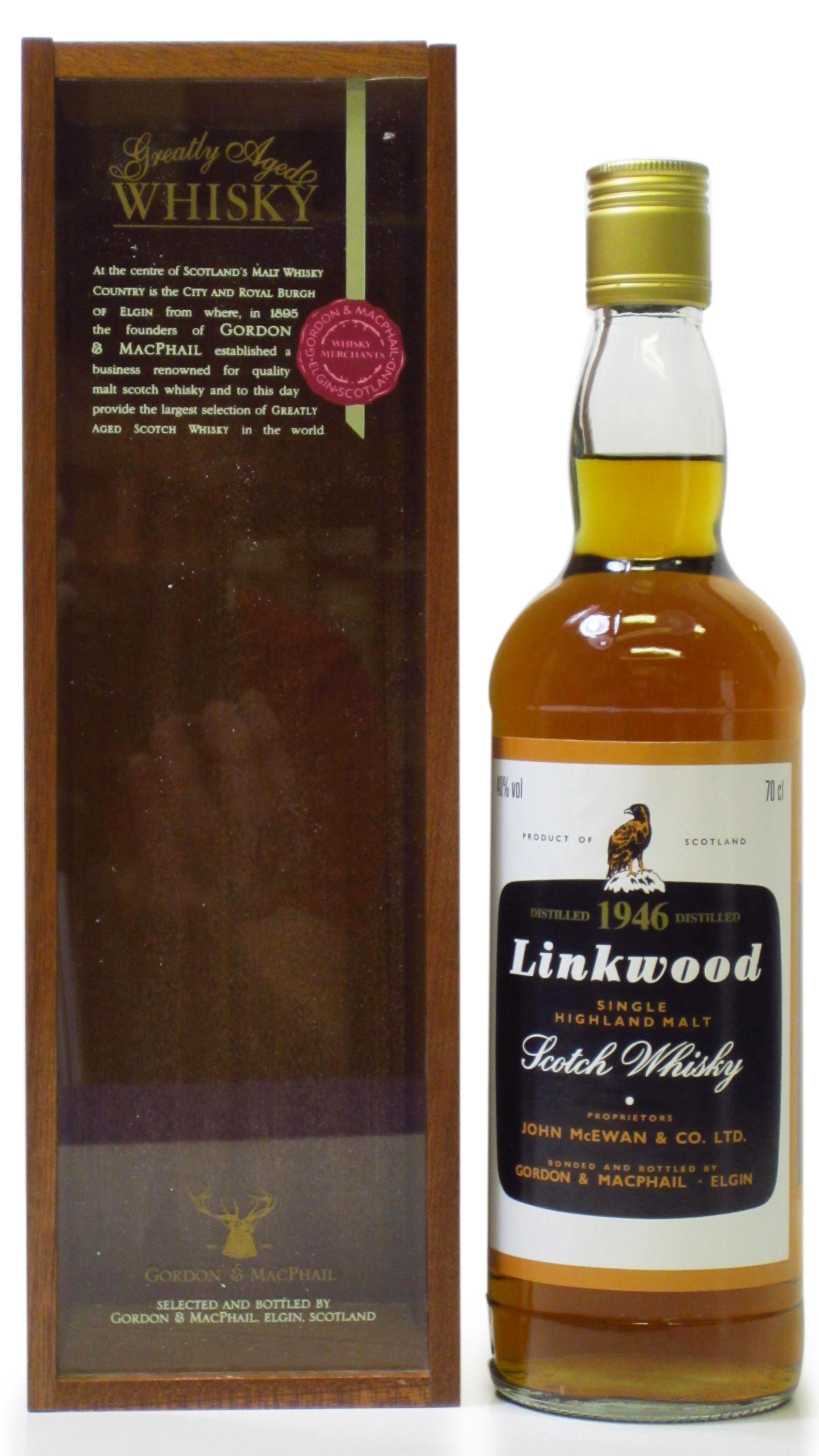 Linkwood Gordon & MacPhail Single Malt Scotch Whisky