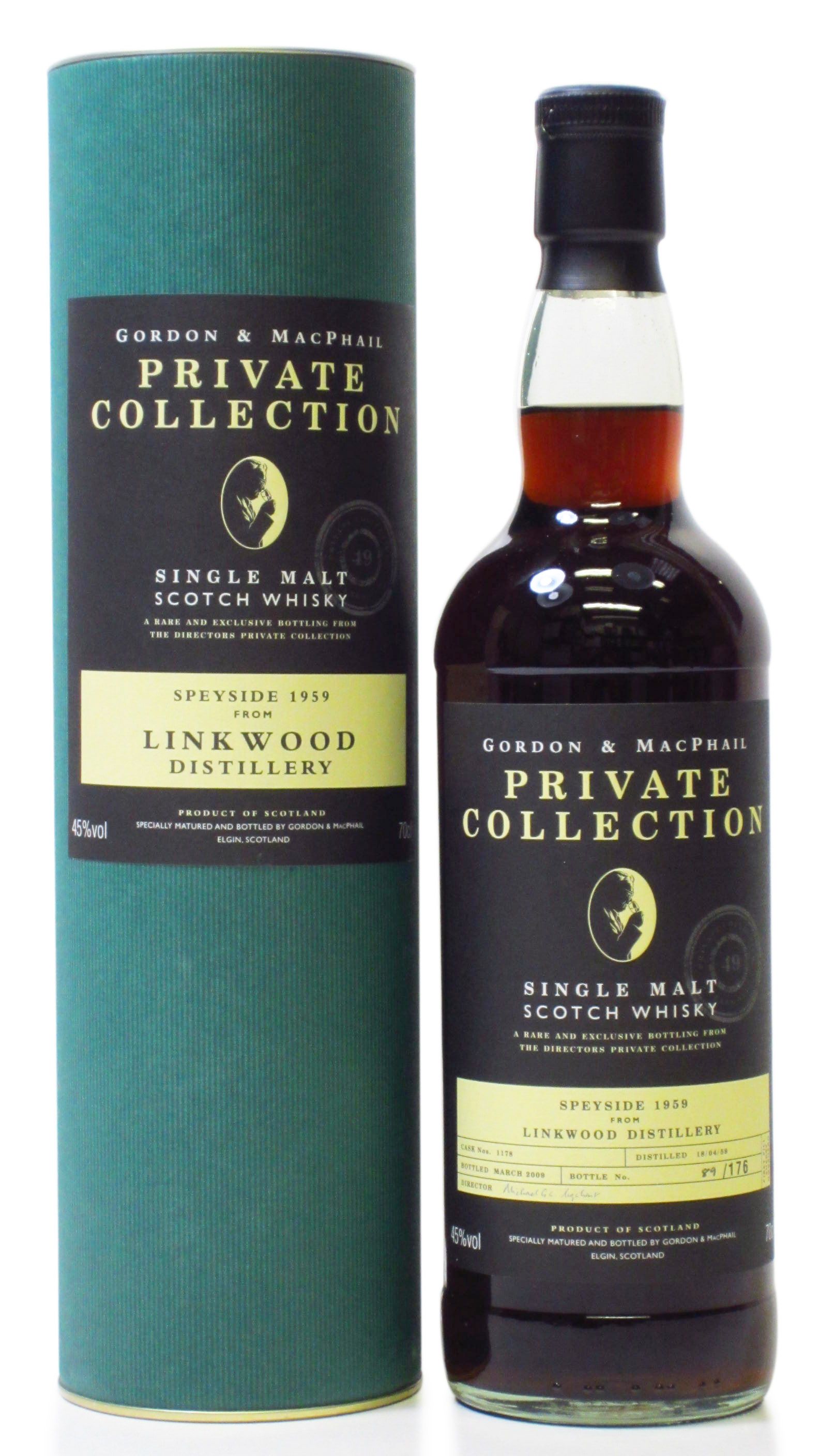 Linkwood Gordon & MacPhail Private Collection Single Malt Scotch Whisky
