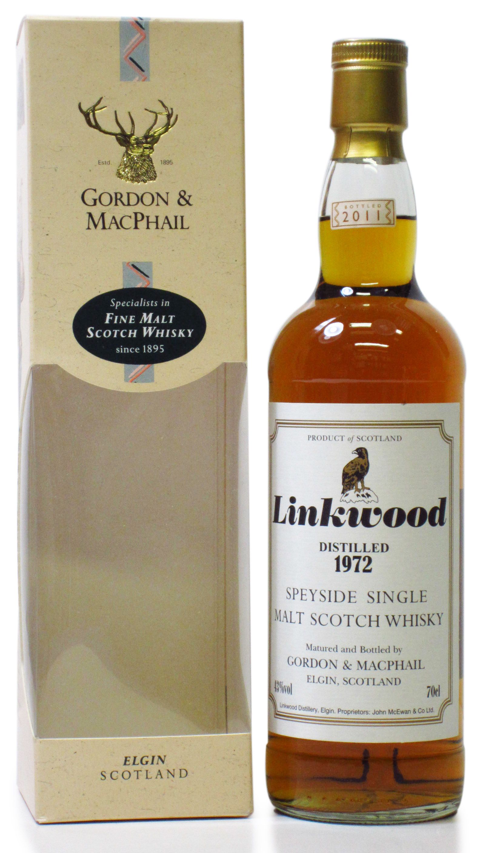 Linkwood Gordon & MacPhail Single Malt Scotch Whisky