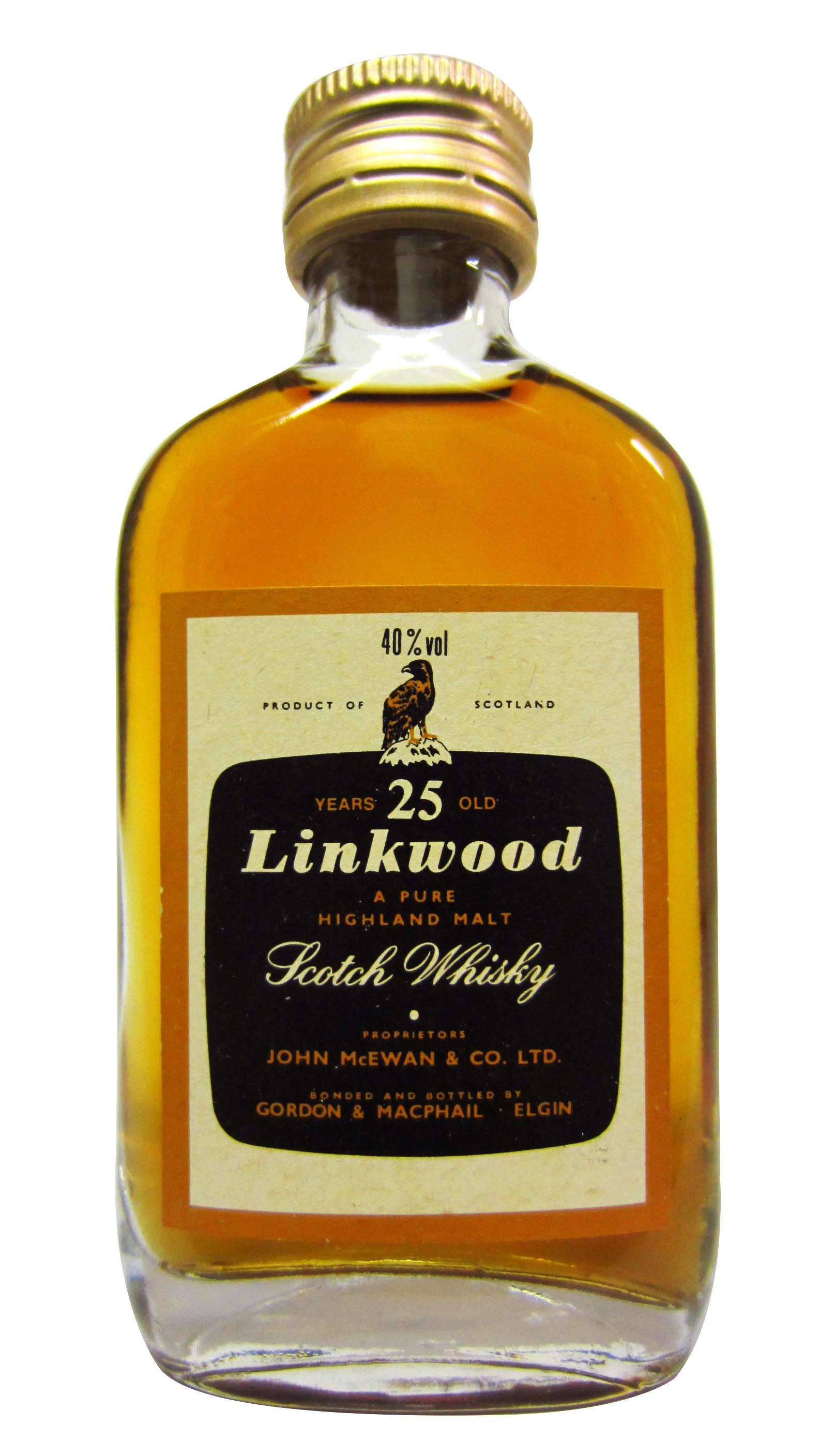 Linkwood Gordon & MacPhail Single Malt Scotch Whisky Miniature