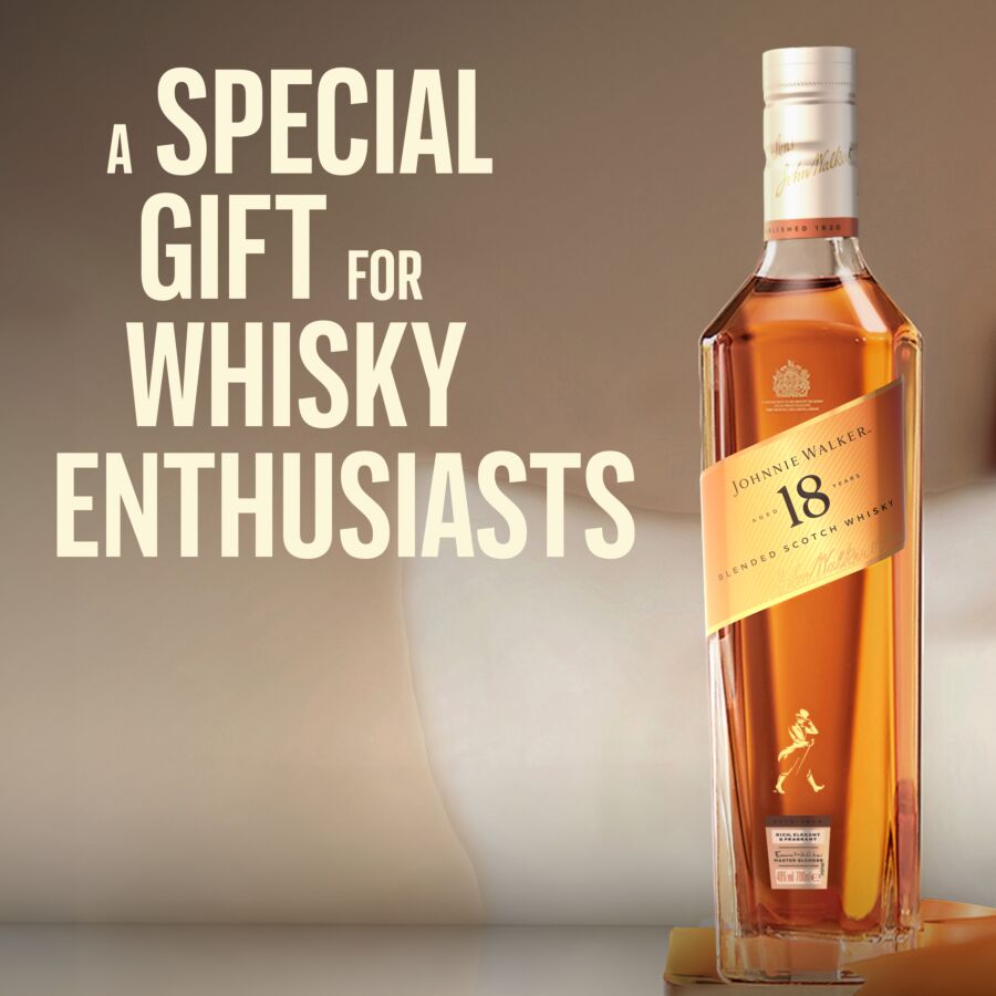 Johnnie Walker - 18 year old Blended Scotch Whisky 70cl 40% ABV