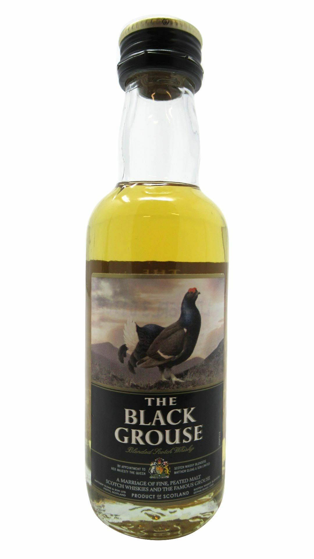 THE  GROUSE & THE BLACK GROUSE セット Famous Grouse Smoky Black 40% 0,7l + 2 Szklanki Szkocja