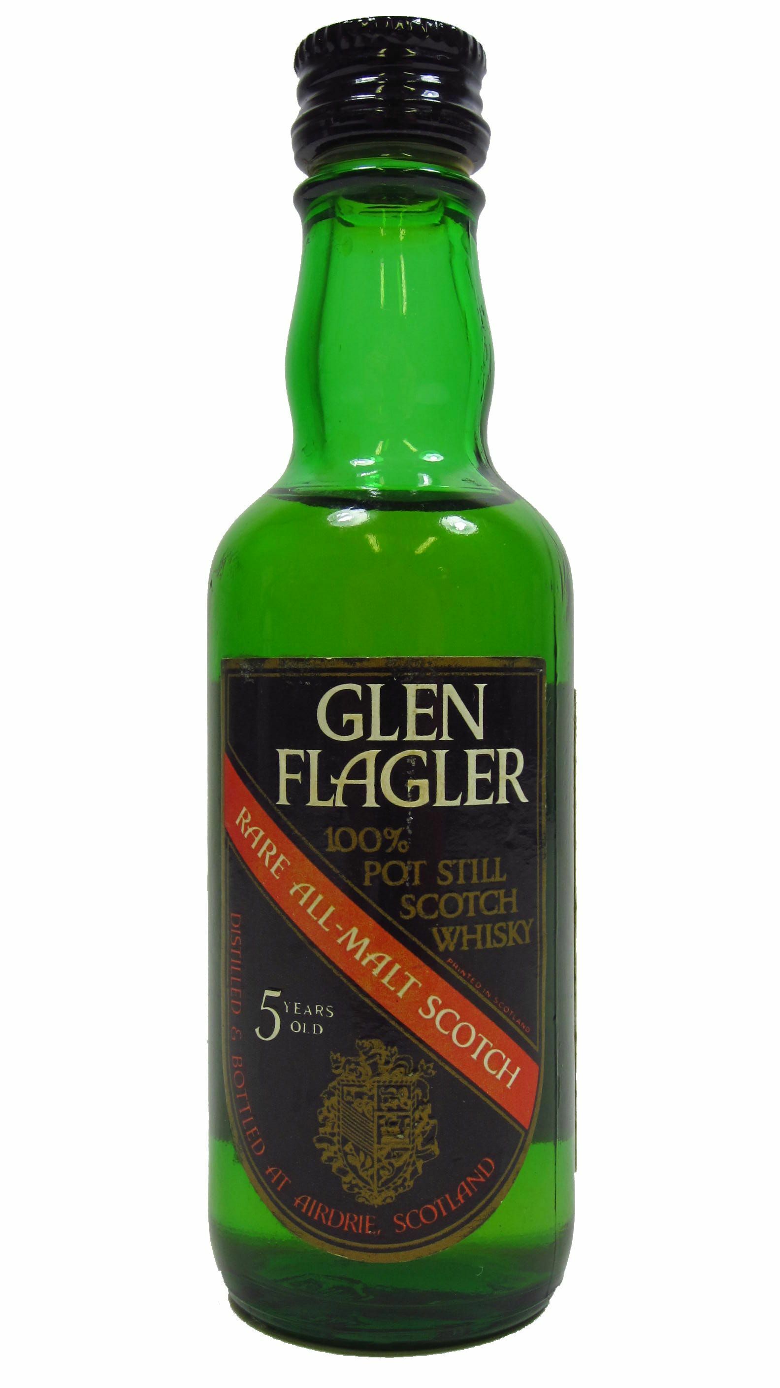 GLEN FLAGLER 5年 Glen Flagler (silent) - 5 year old Rare All Malt Scotch Whisky 5cl