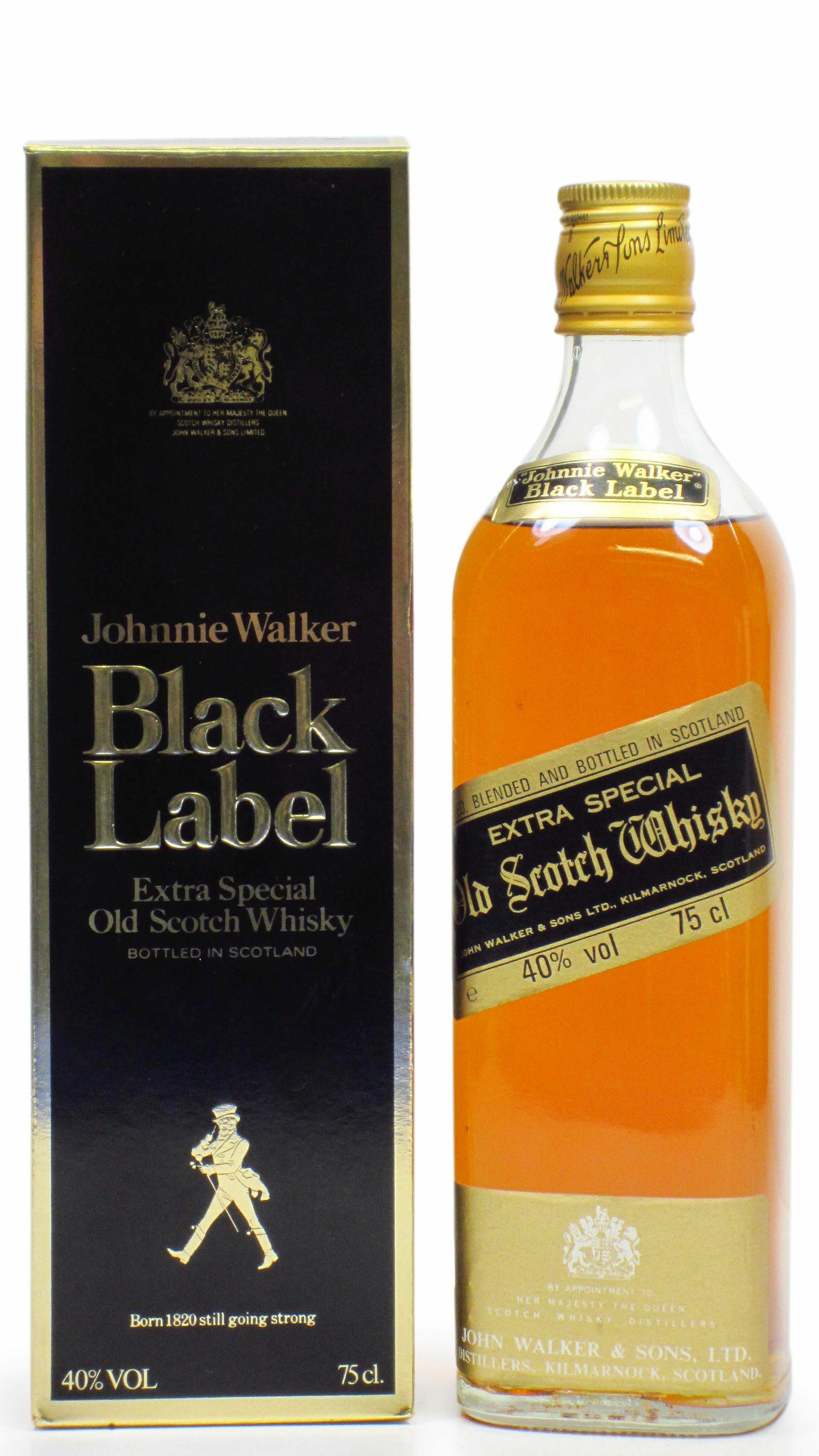 Johnnie Walker - 12 year old Black Label Blended Scotch Whisky
