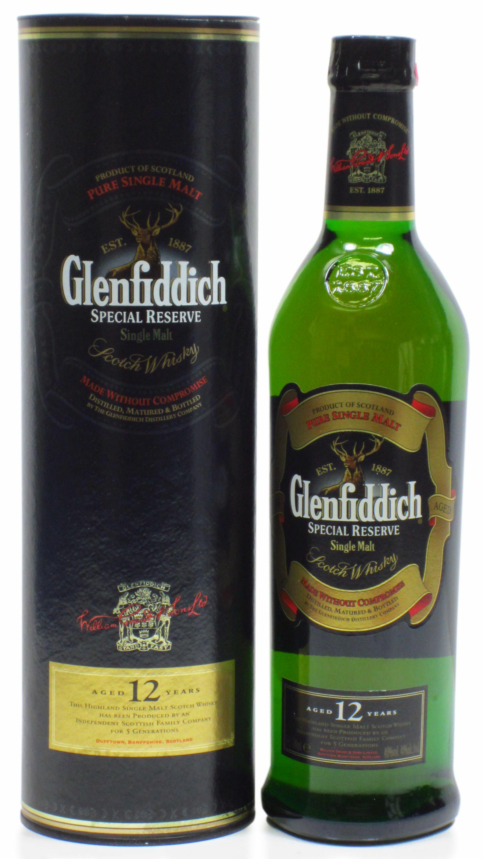 Glenfiddich - 12 year old Special Reserve Single Malt Scotch