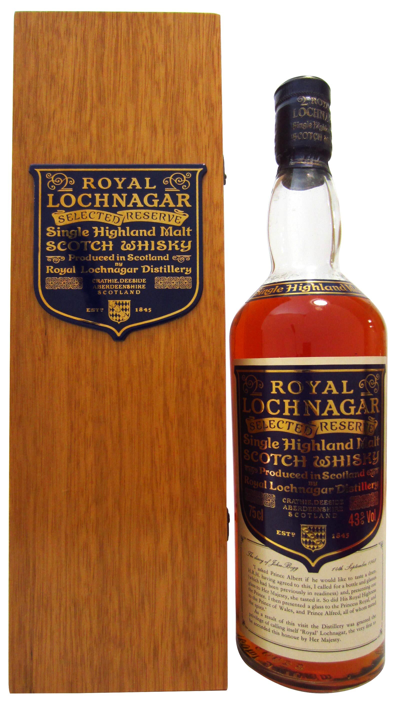 Royal Lochnagar - Selected Reserve Single Malt Scotch Whisky 75cl