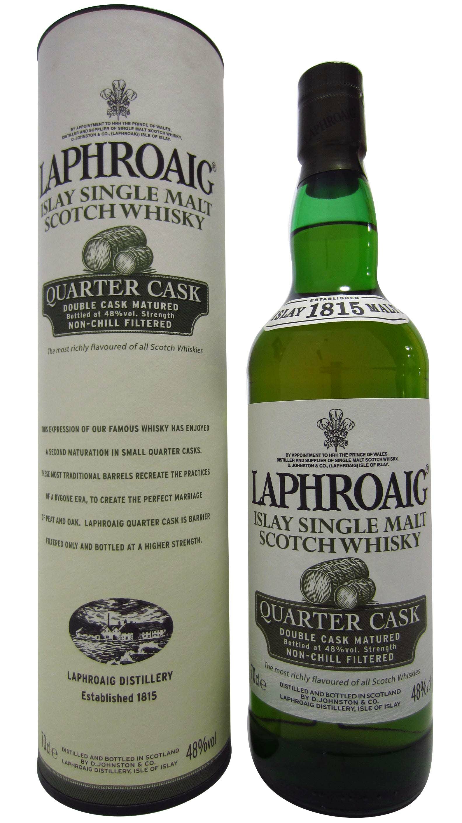 Laphroaig - Quarter Cask Islay Single Malt Scotch Whisky 70cl 48