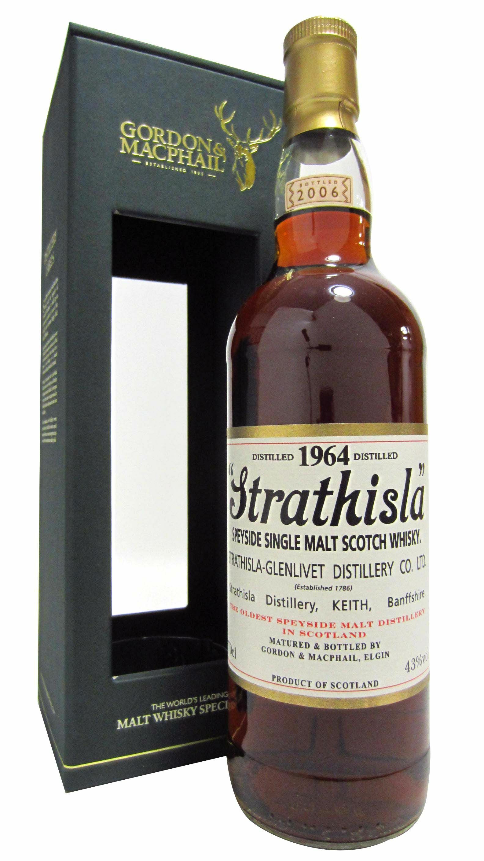 Strathisla - 42 year old Gordon & MacPhail Single Malt Scotch 1964