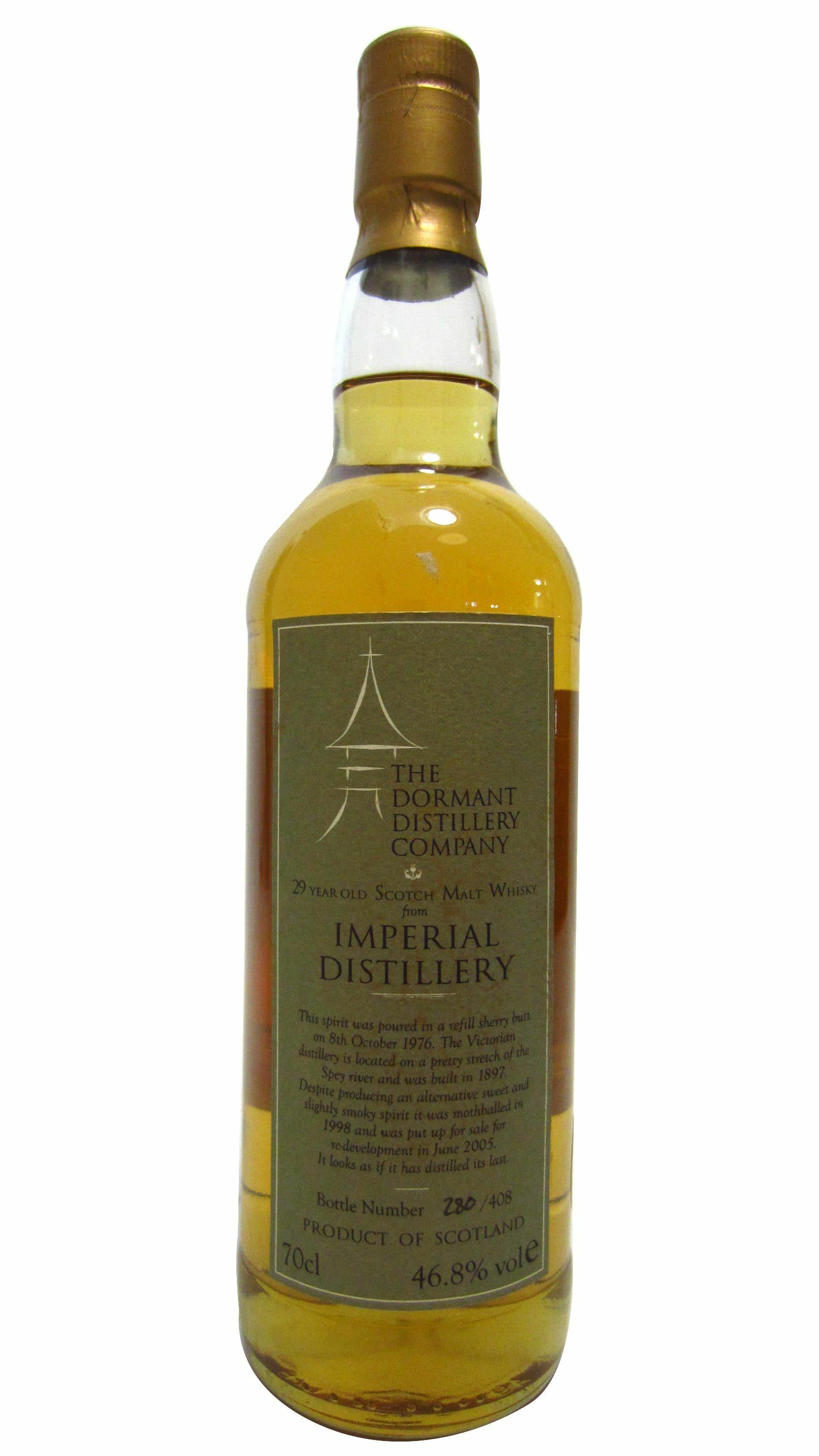 Imperial (silent) - 29 year old The Dormant Distillery Company