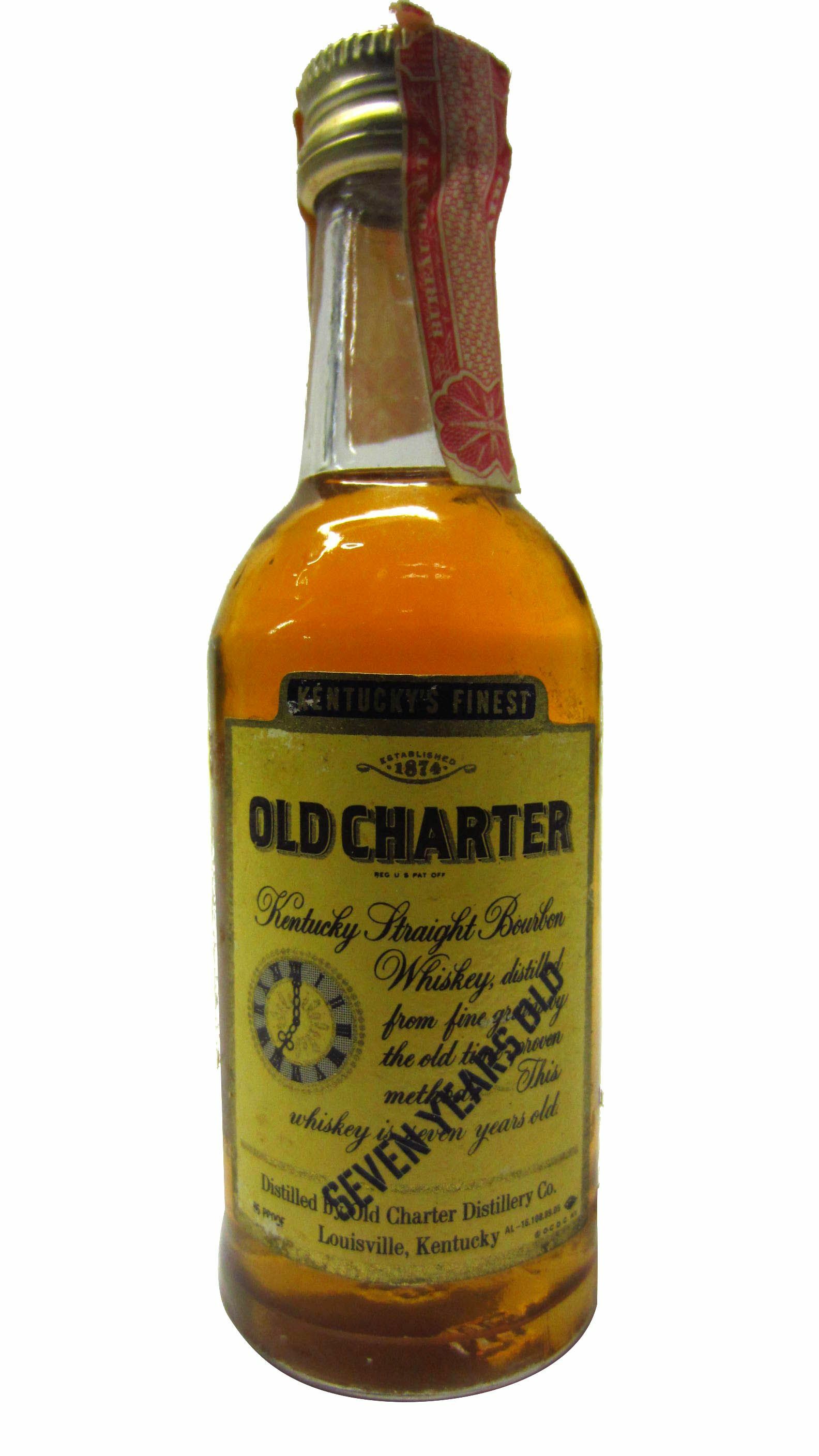 Old Charter - 7 year old Kentucky Straight Bourbon Whiskey 5cl 40