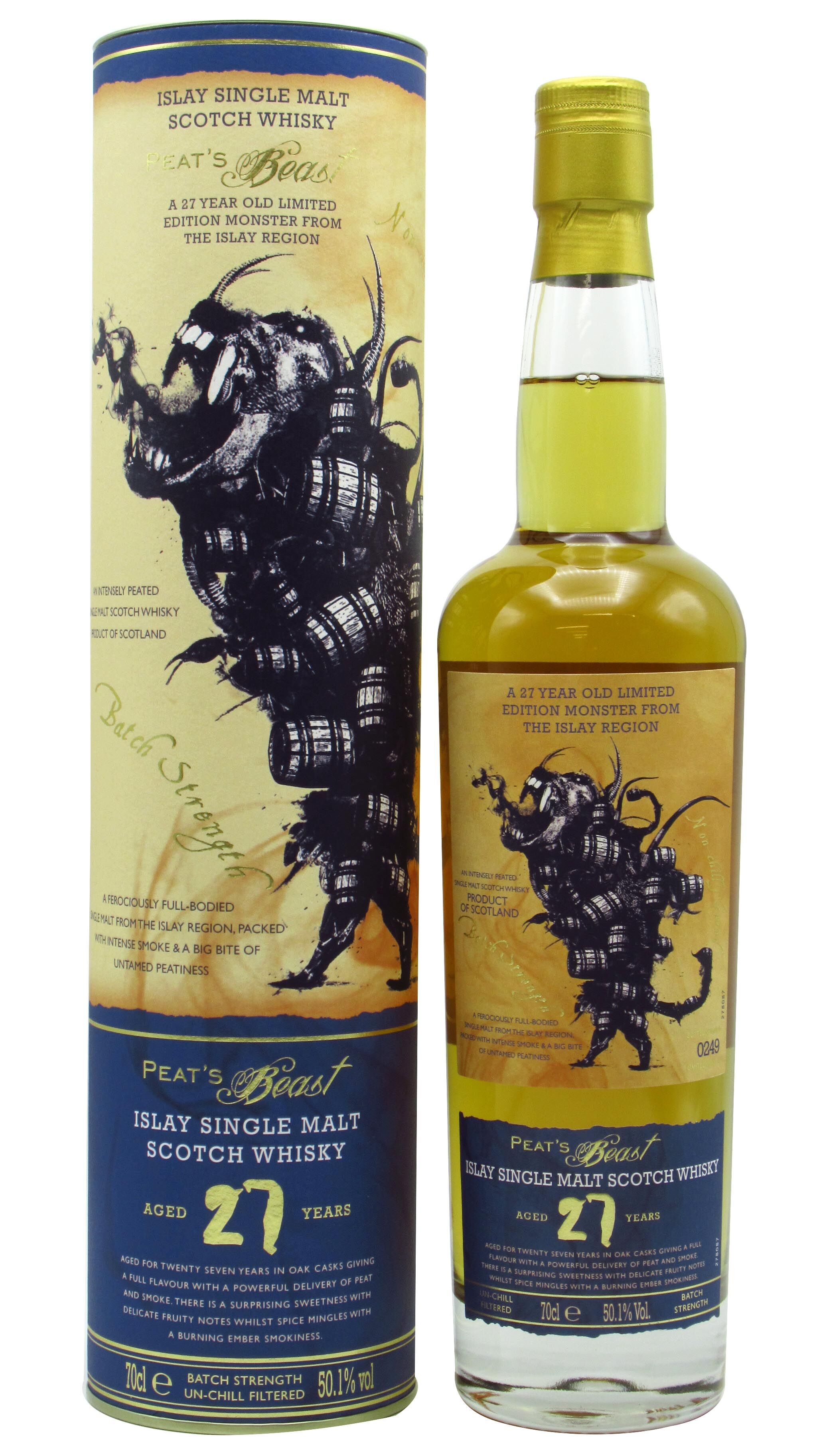 Peats Beast - Islay Single Malt Scotch 27 year old Whisky 70cl