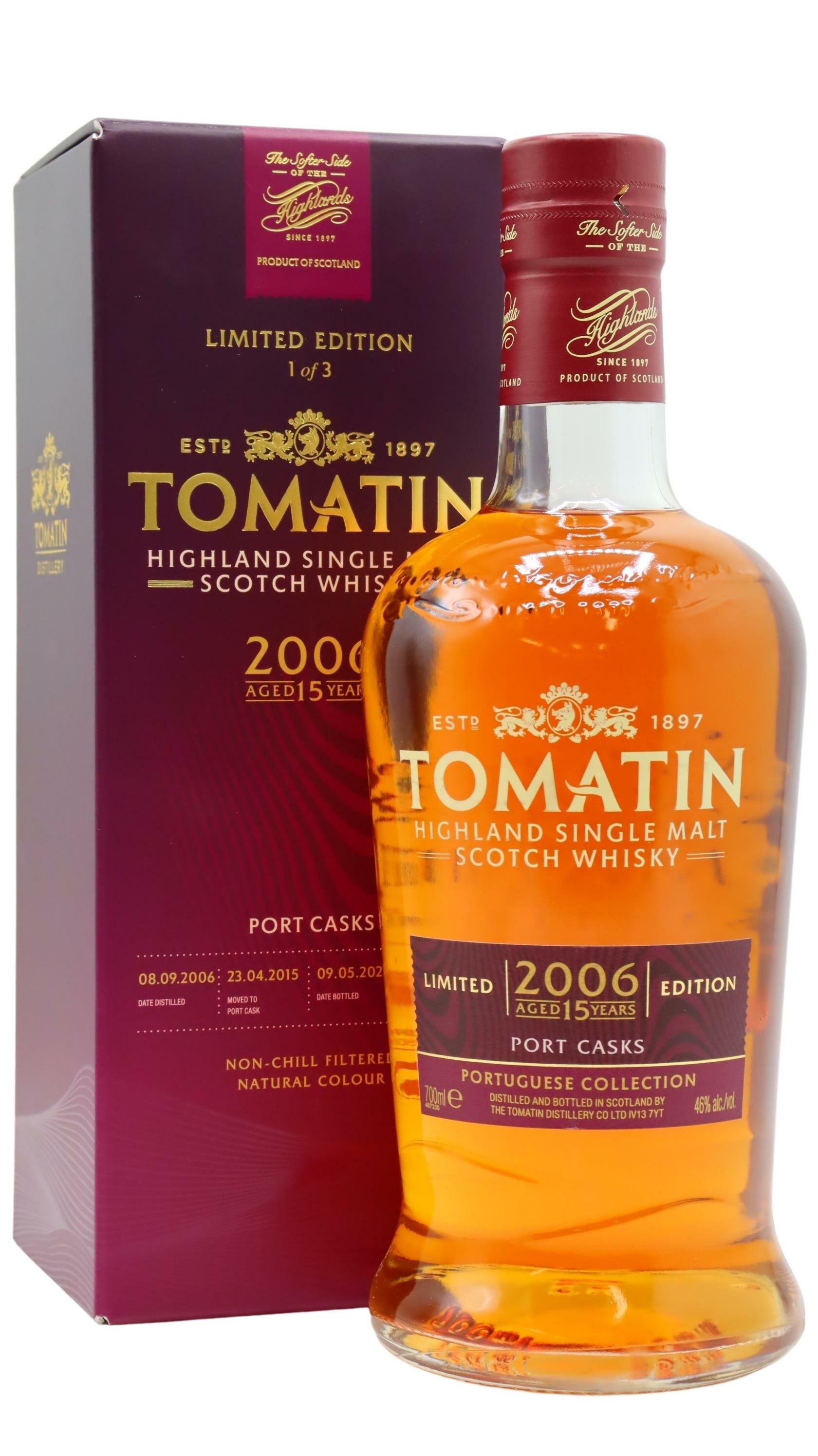 Tomatin - 15 year old Portuguese Collection - Port Cask Highland