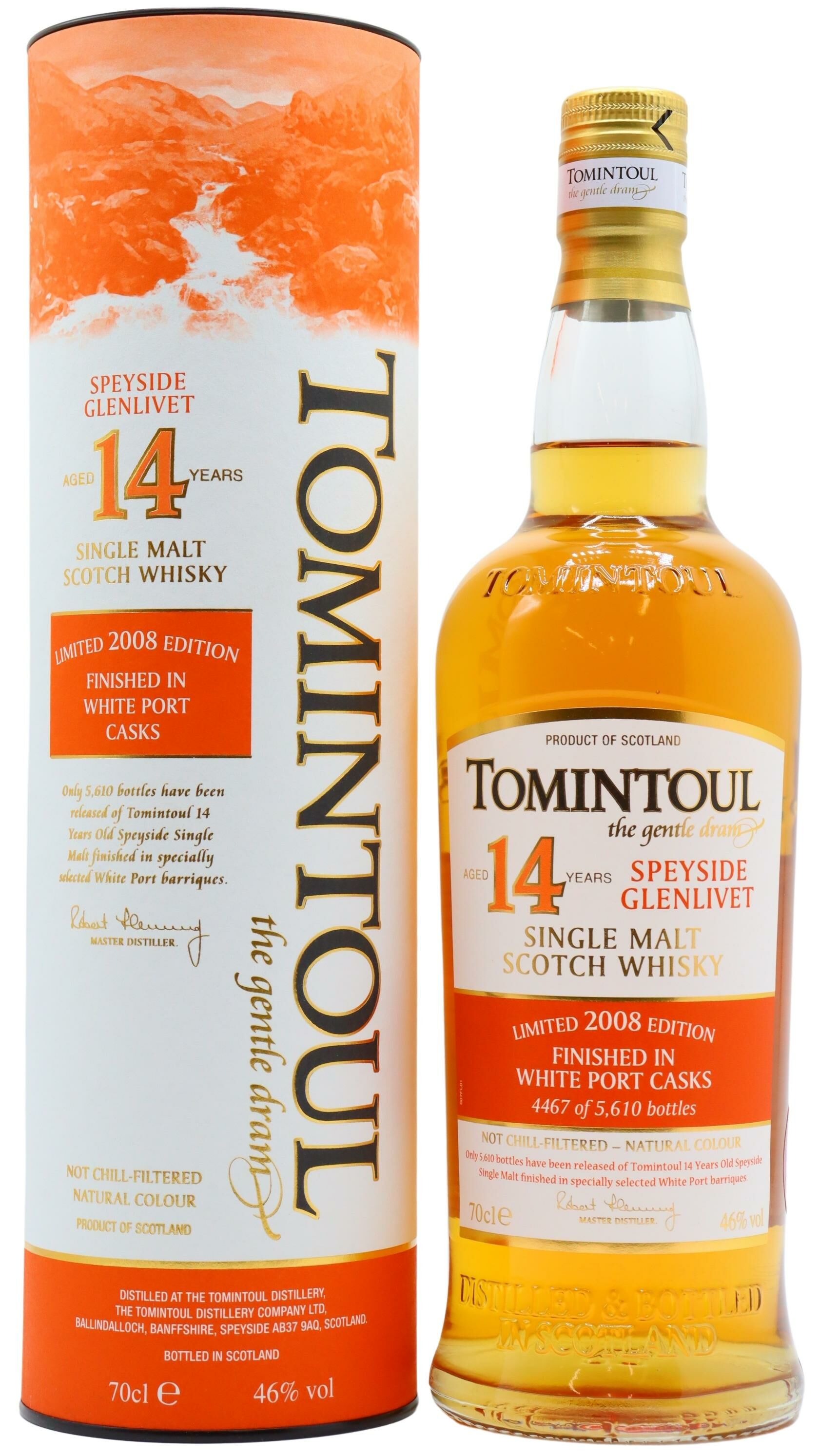 Tomintoul - 14 year old White Port Cask Finish Speyside Single