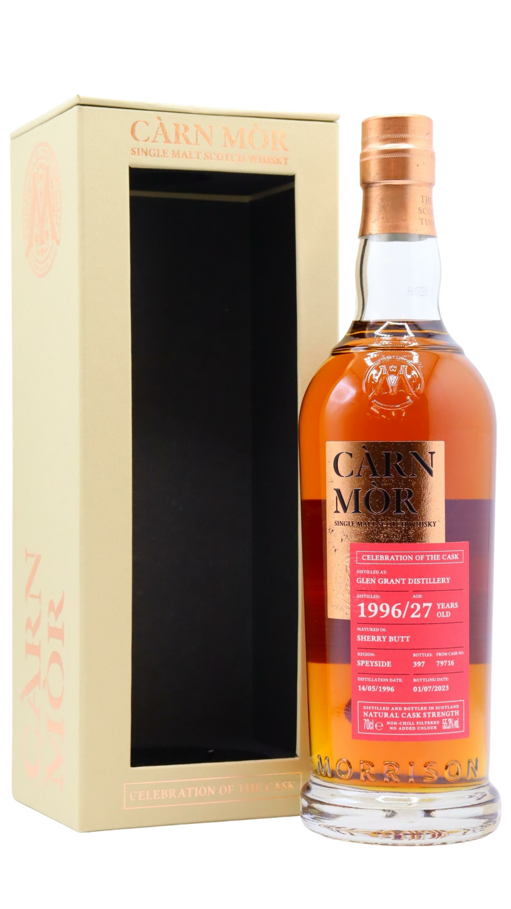 Glen Grant - 27 year old Carn Mor Celebration Of The Cask - Single