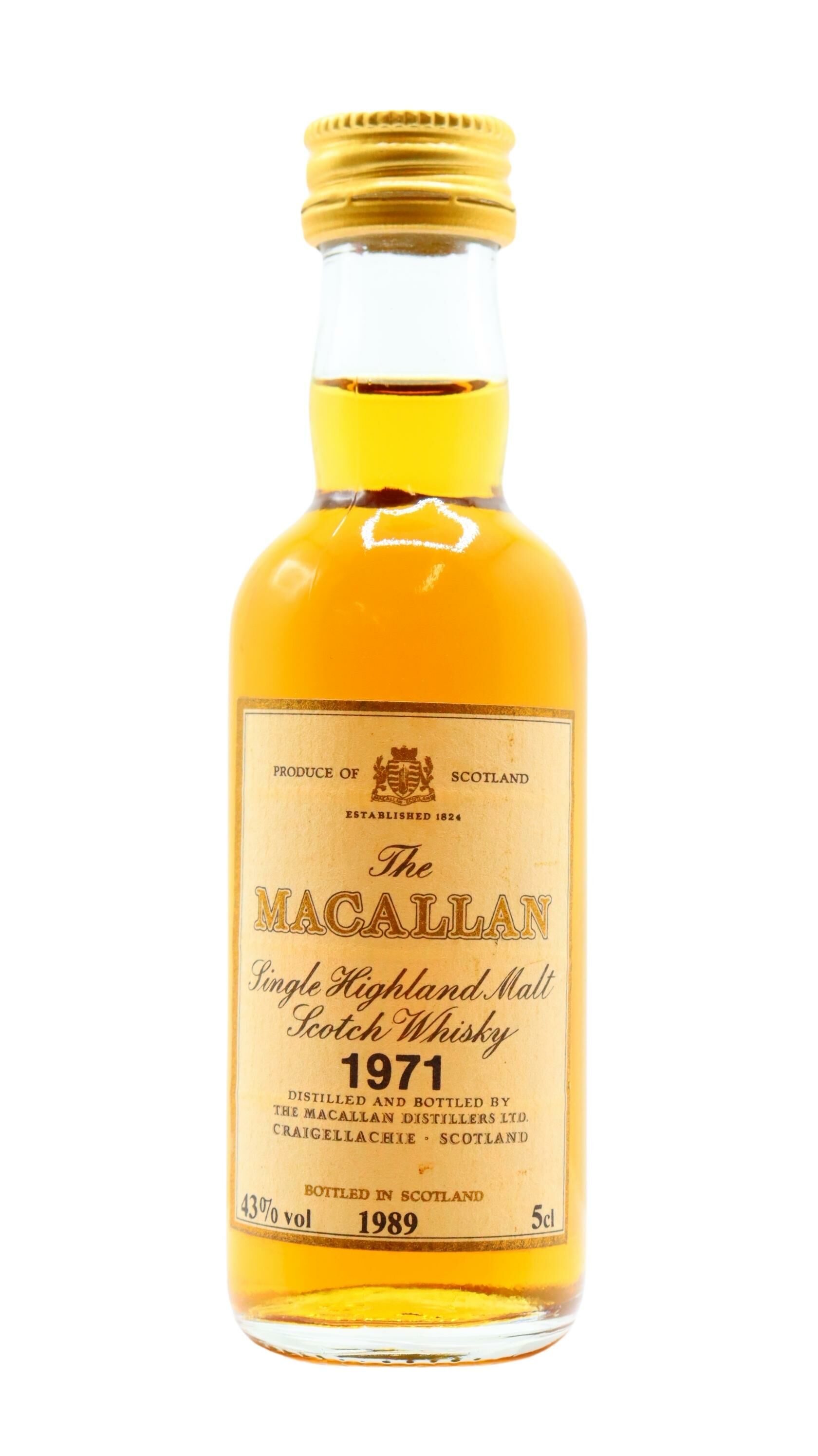 The Macallan - 18 year old 1971 Release Sherry Oak Highland Single