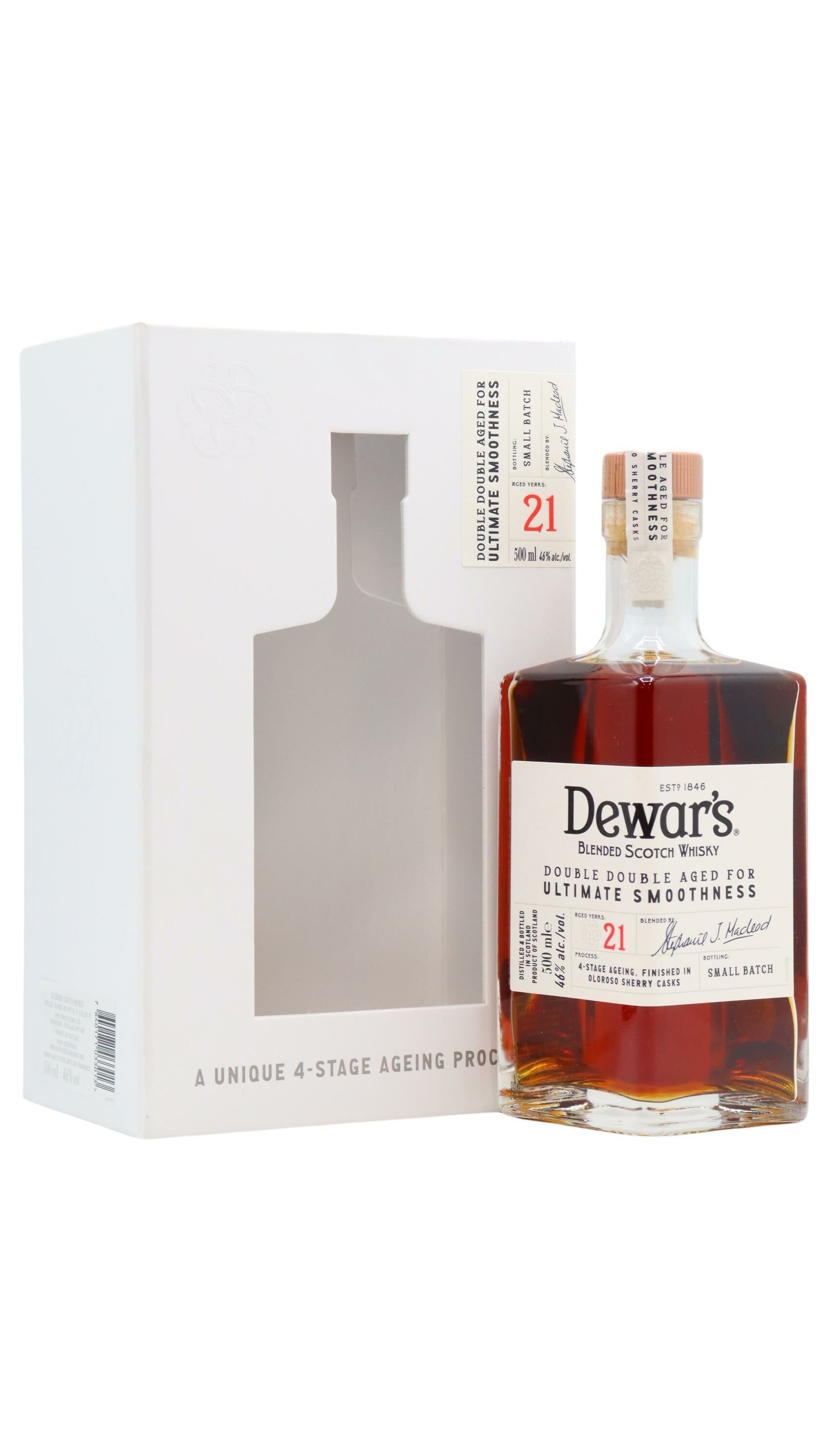 Dewar's - 21 year old Double Double - Oloroso Sherry Cask Finished