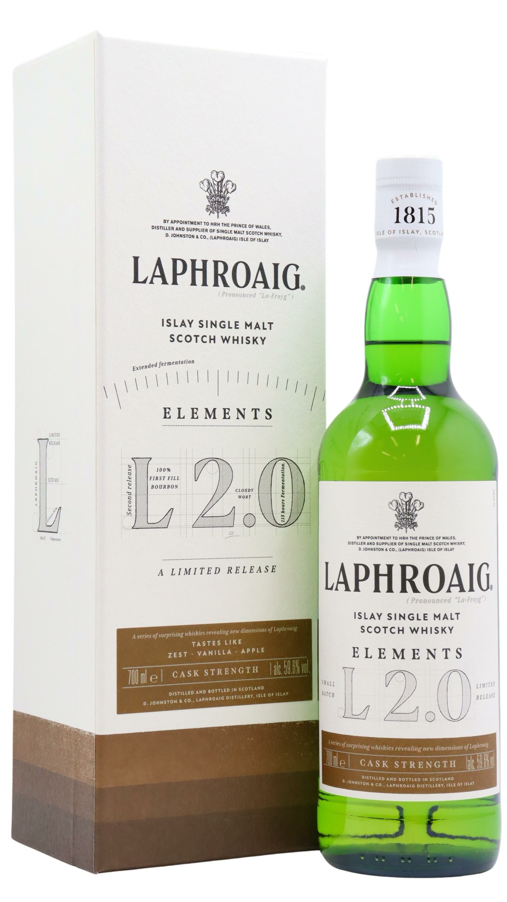 Laphroaig - Elements 2.0 Single Malt Scotch Whisky 70cl 59.6% ABV