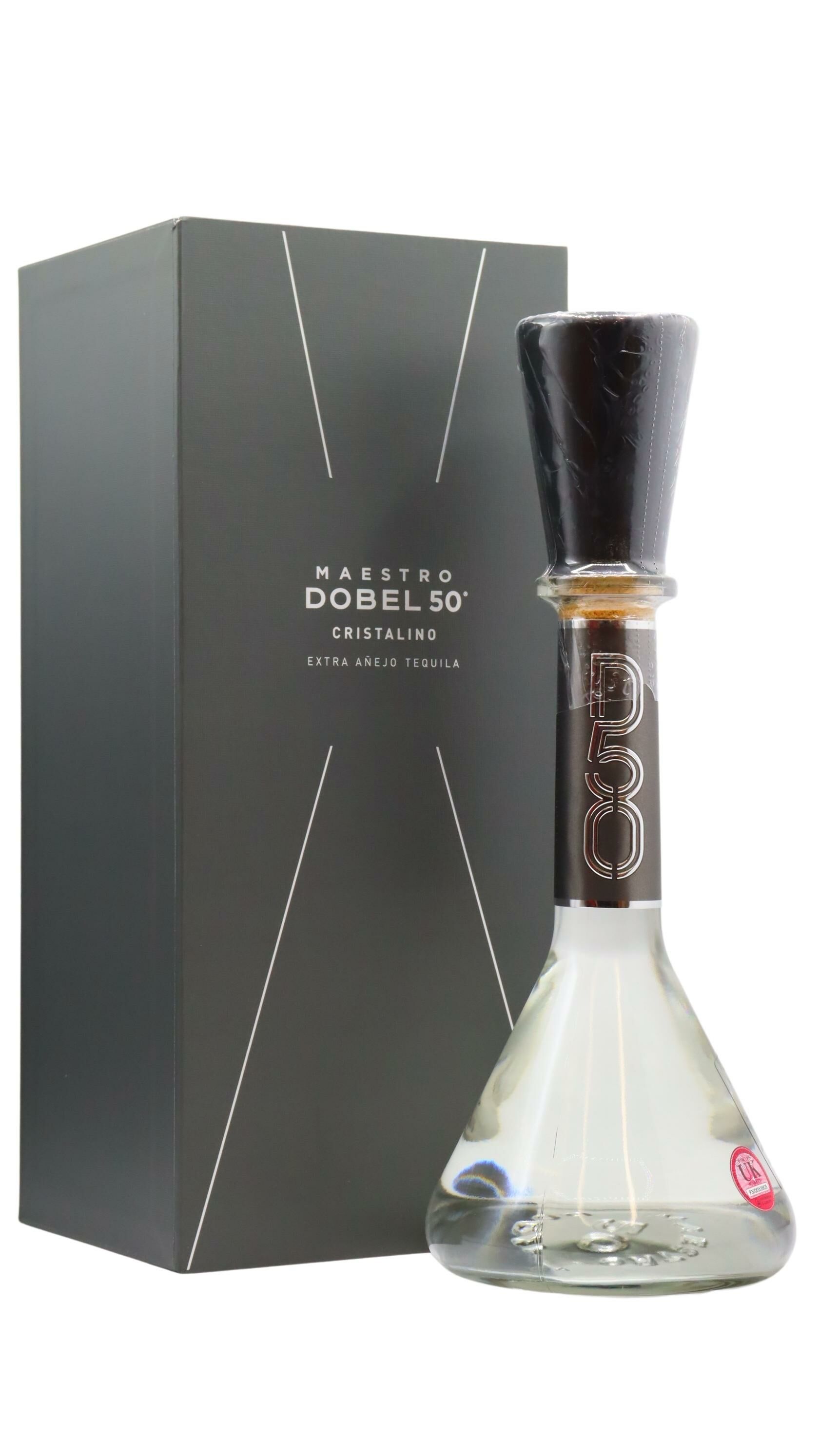 Maestro Dobel - 50 Cristalino Extra Anejo Tequila 70cl 35% ABV