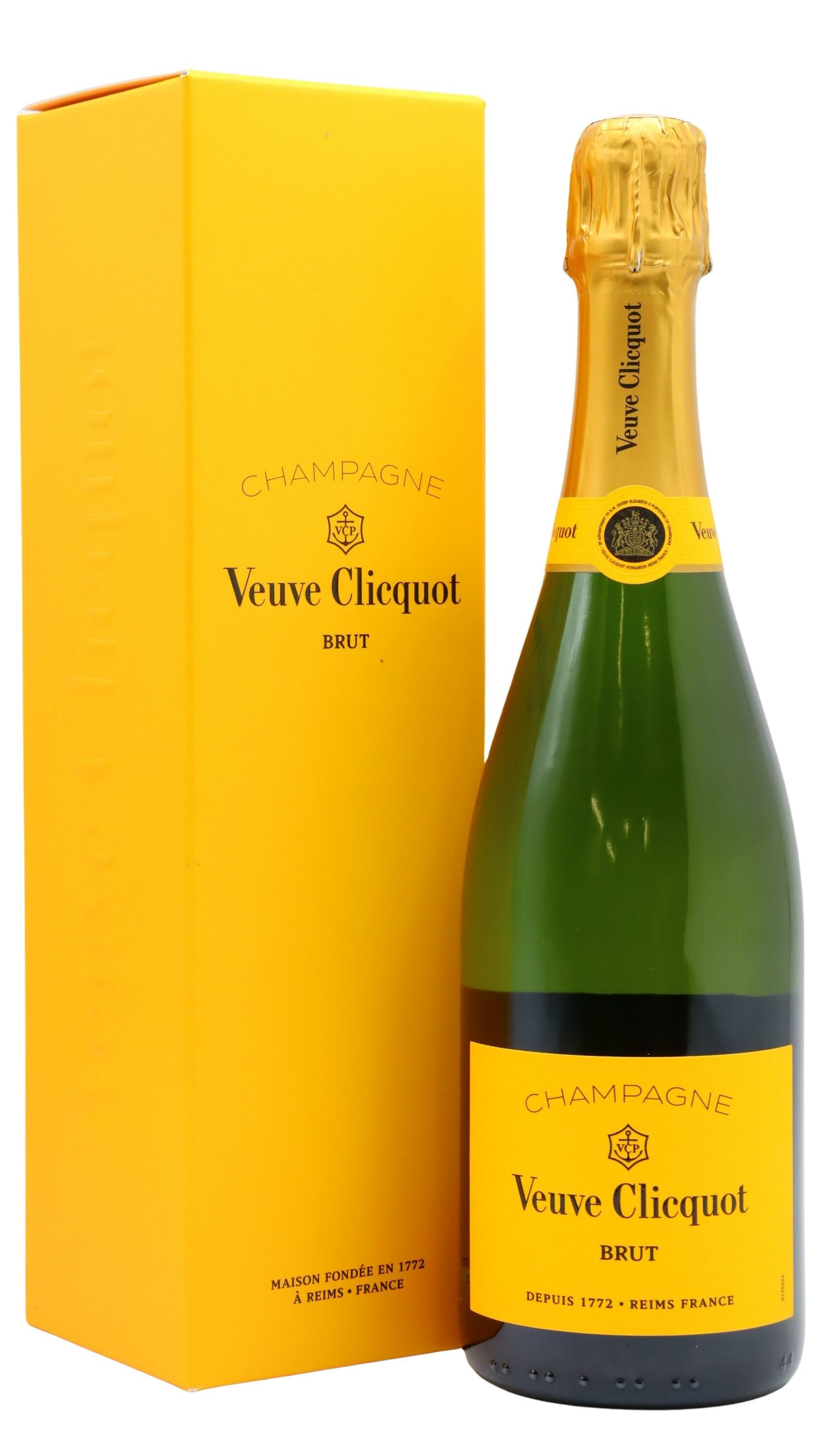 Veuve Clicquot - Yellow Label Brut Champagne 75cl 12.5% ABV (Gift
