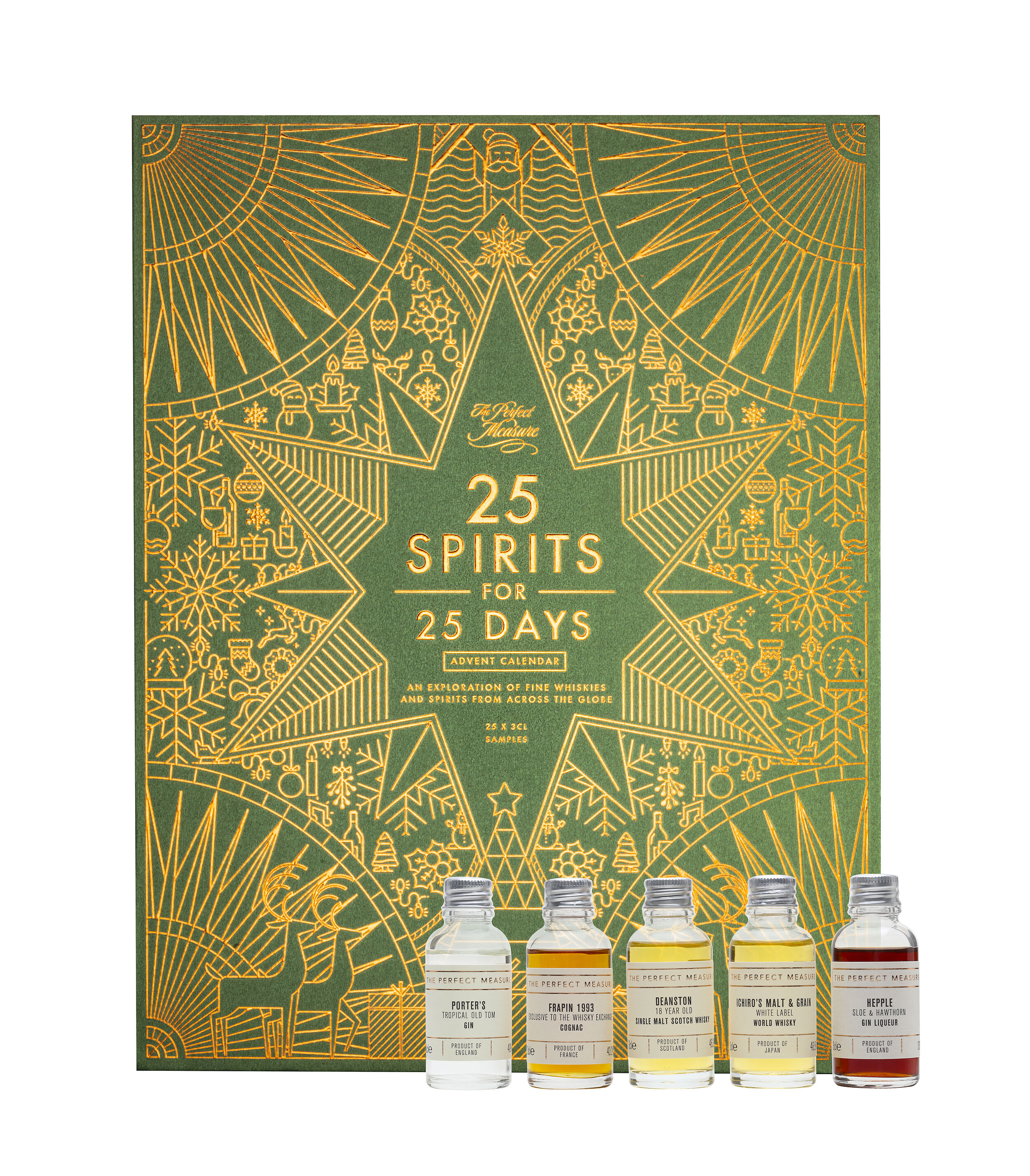 The Perfect Measure - 25 Spirits Of The World Advent Calendar 3cl