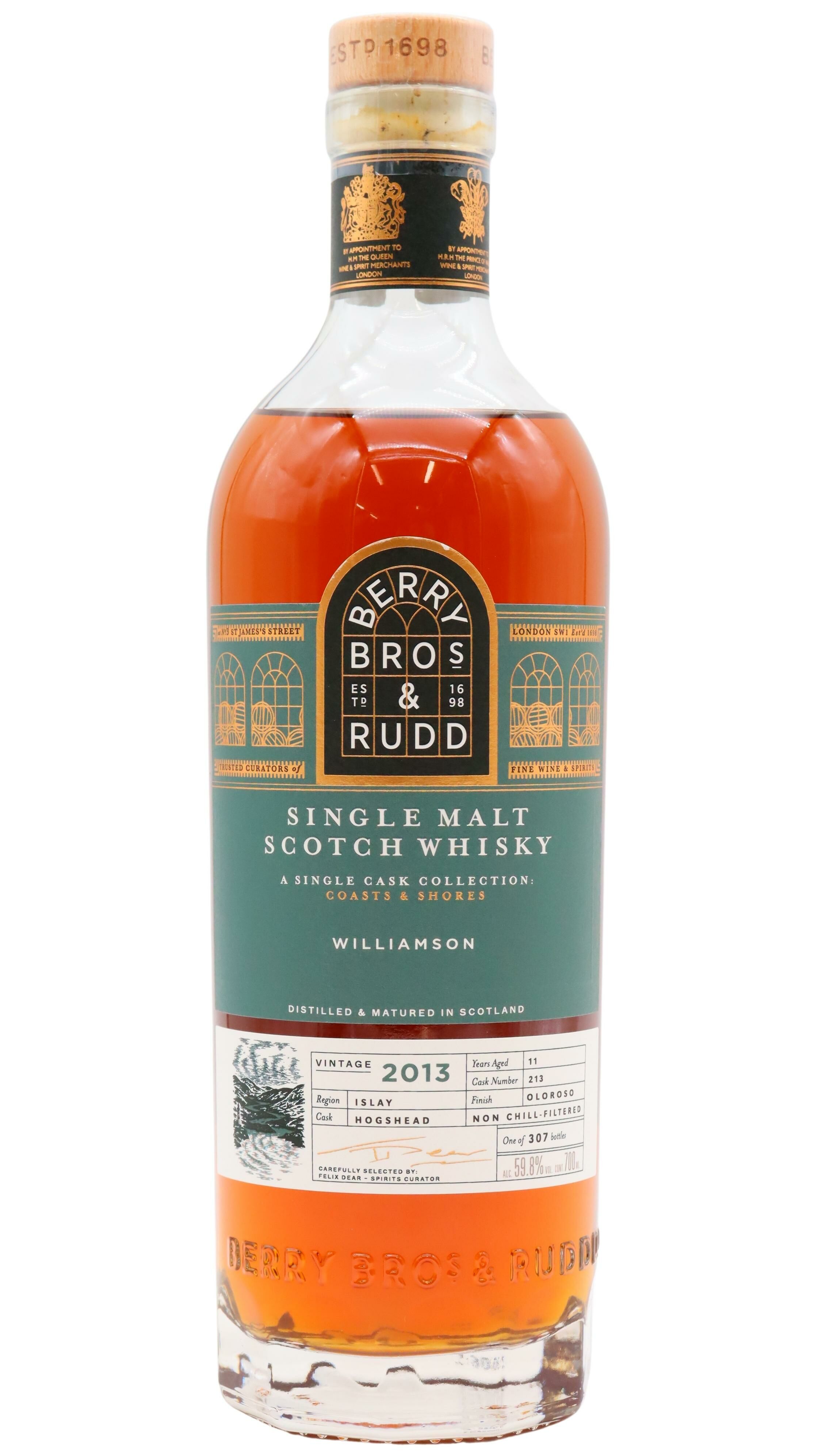 Williamson - 11 year old Coast & Shores - Berry Bros & Rudd Single