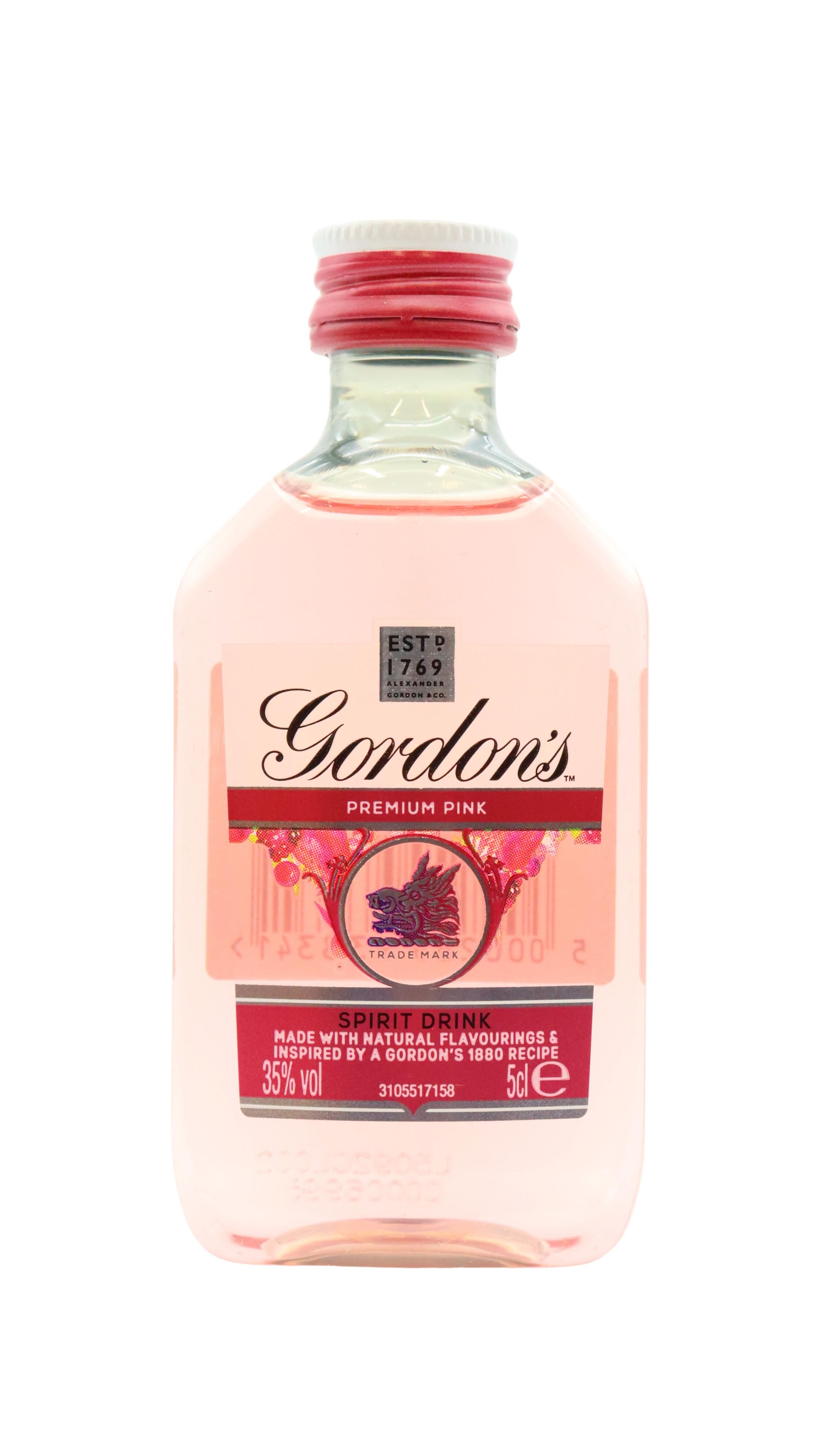 Gordons - Premium Pink Gin 5cl 35% ABV Miniature | Hard To Find