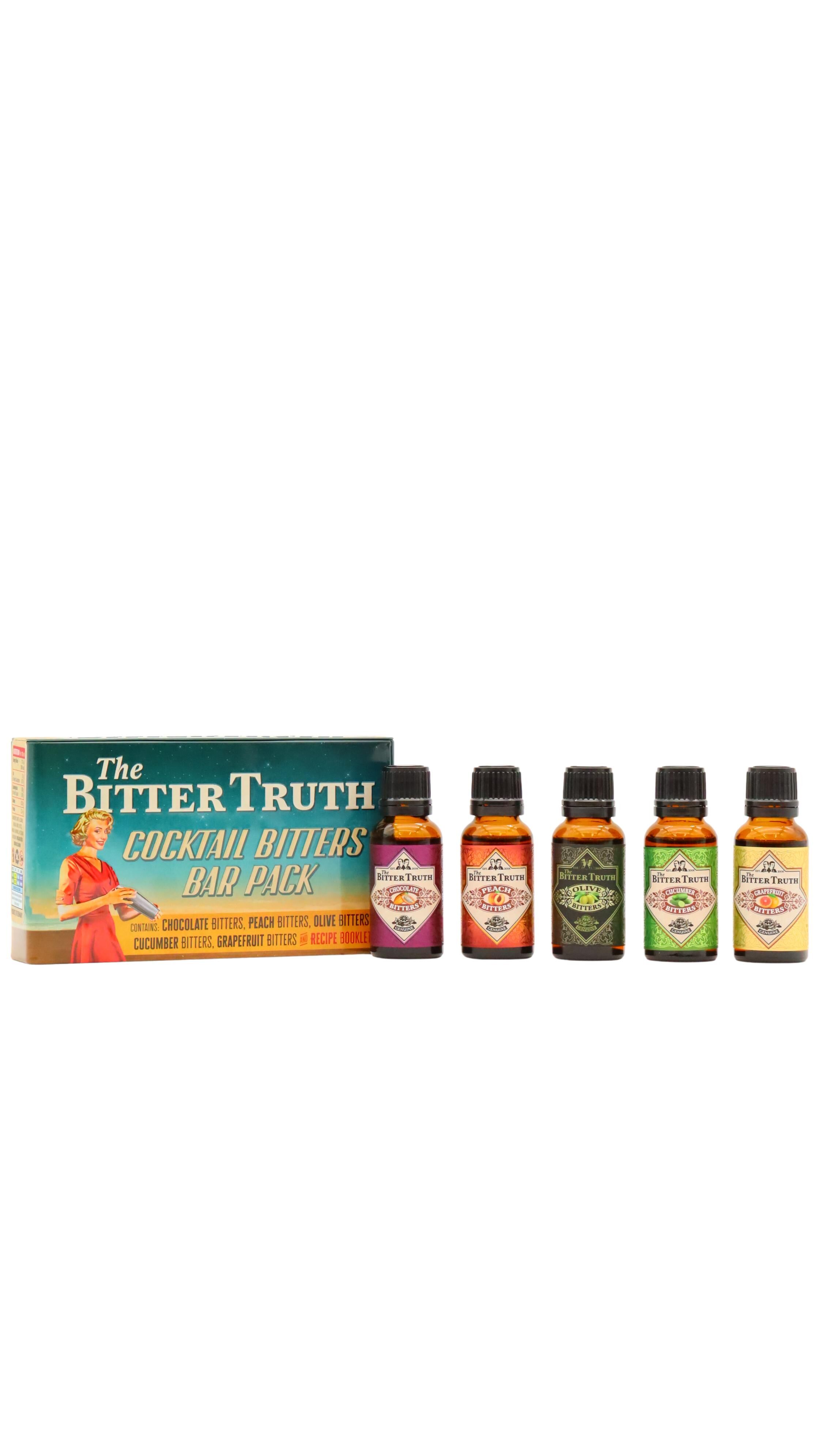 The Bitter Truth - Cocktail Bar Pack Bitters 2cl x 5 44% ABV