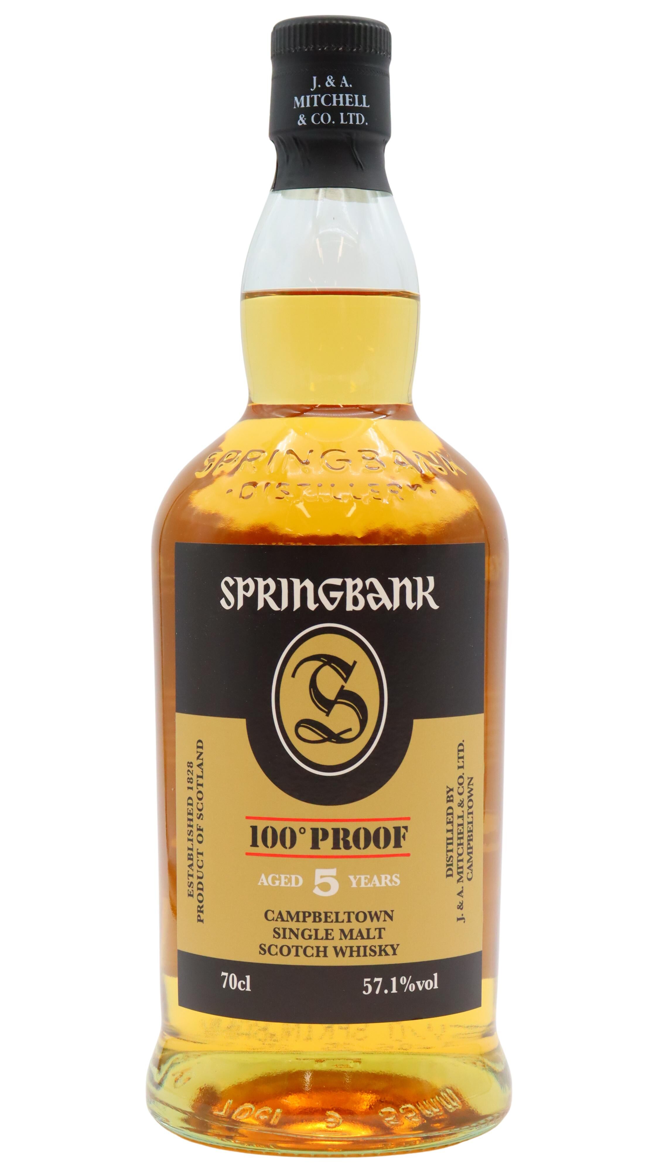 Springbank - 5 year old 100 Proof Campbeltown Single Malt Scotch