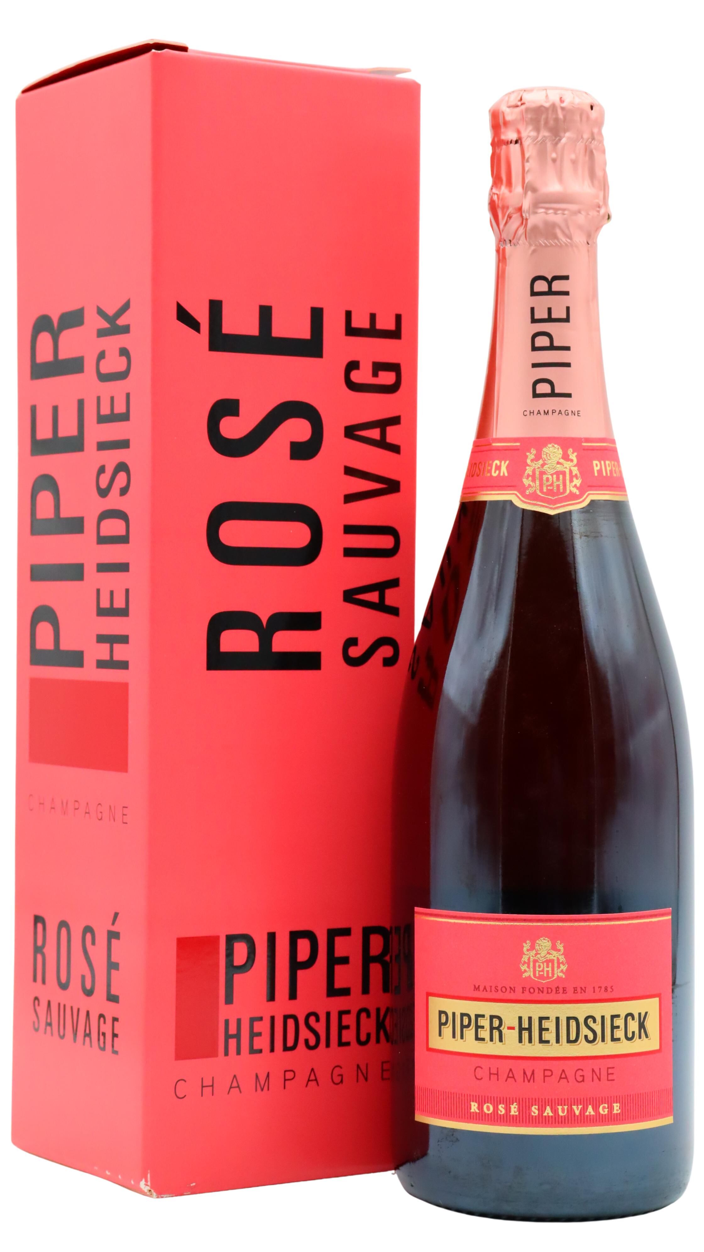 Piper-Heidsieck - Rose Sauvage NV Champagne 75cl 12% ABV (Includes