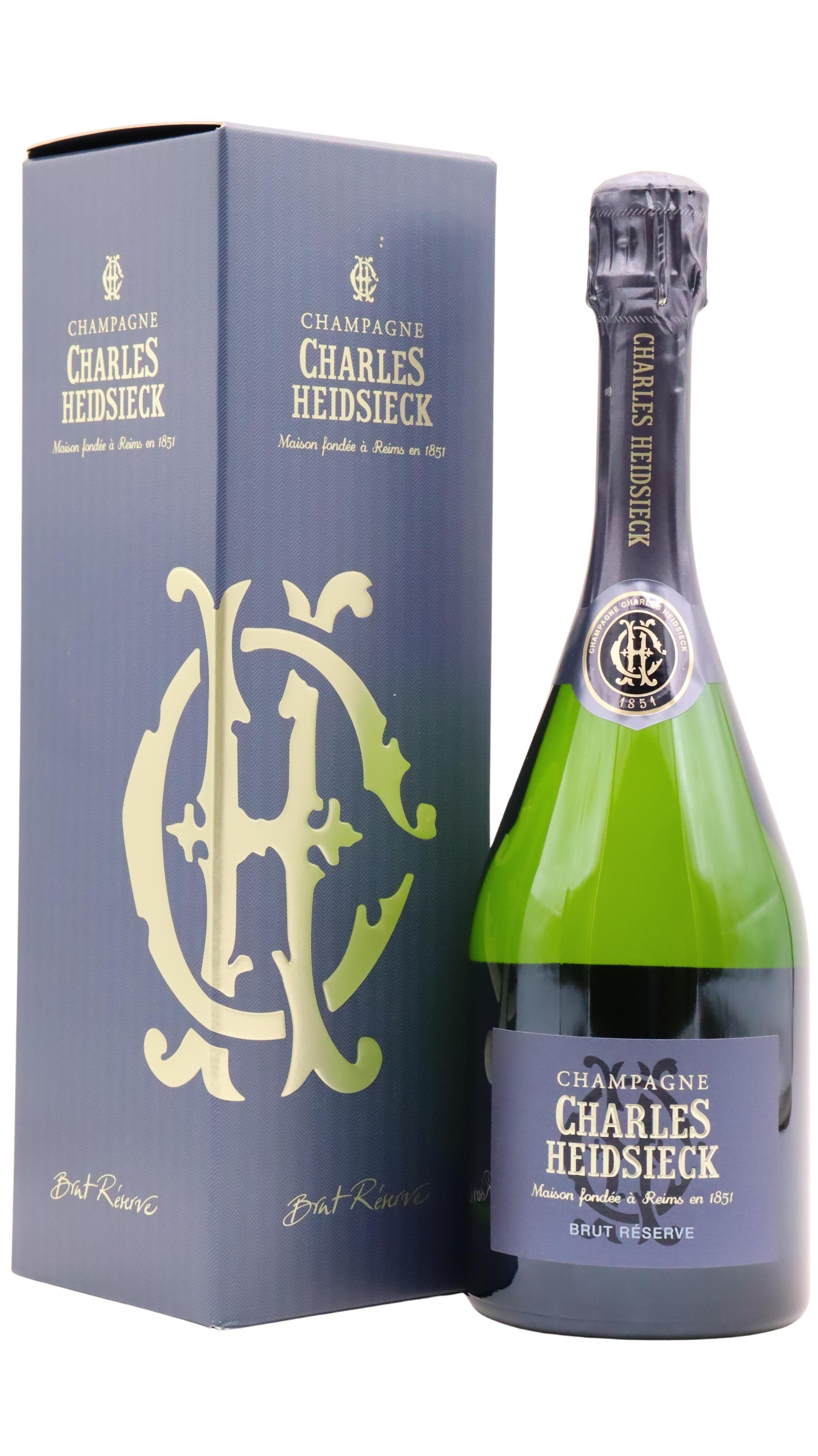 CHARLES HEIDSIECK BRUT RÉSERVE 750ml ２本 Charles Heidsieck - Brut Reserve Champagne 75cl 12% ABV (Gift Box