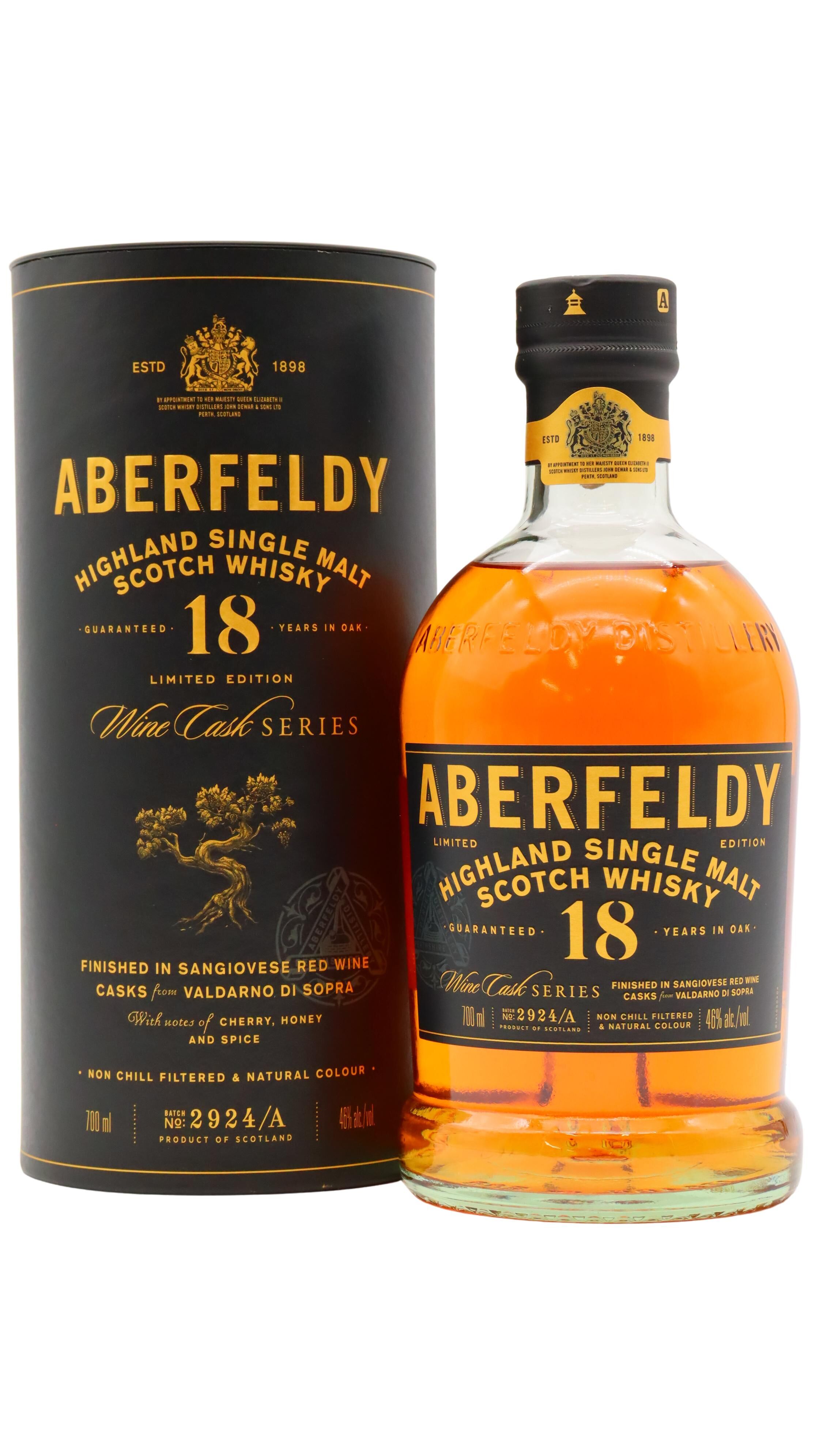 Aberfeldy - Sangiovese Wine Cask Matured Single Malt Scotch 18