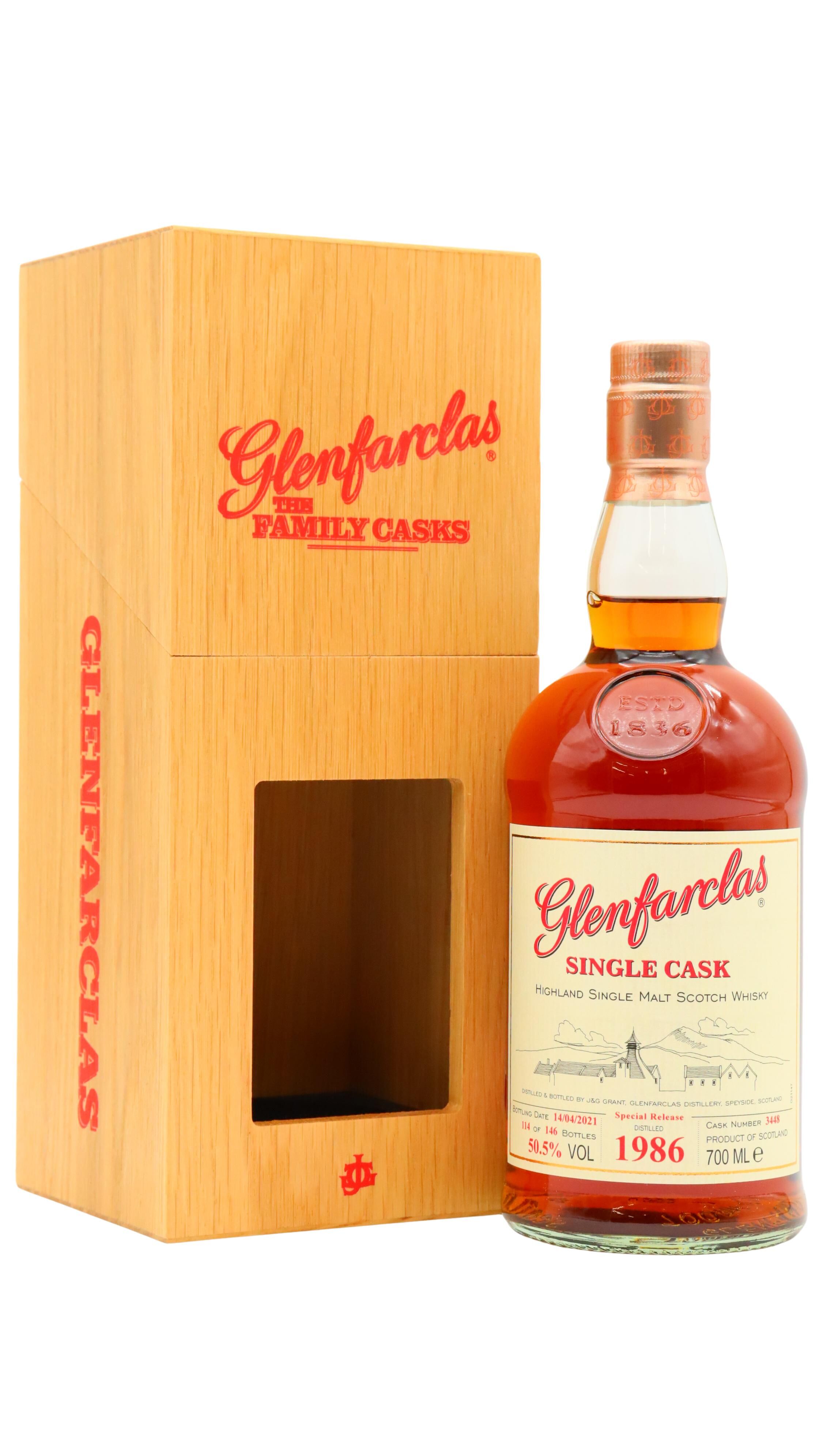 Glenfarclas - 35 year old The Family Casks #3448 1986 Whisky 70cl