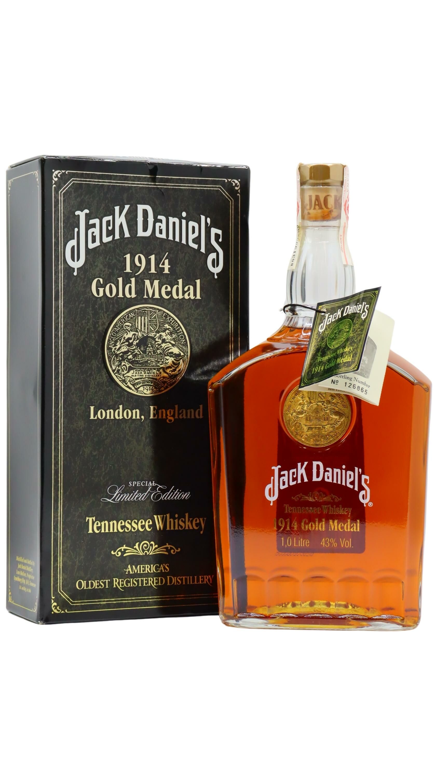 Jack Daniel's - 1914 Gold Medal Tennessee Whiskey 100cl 45% ABV (1