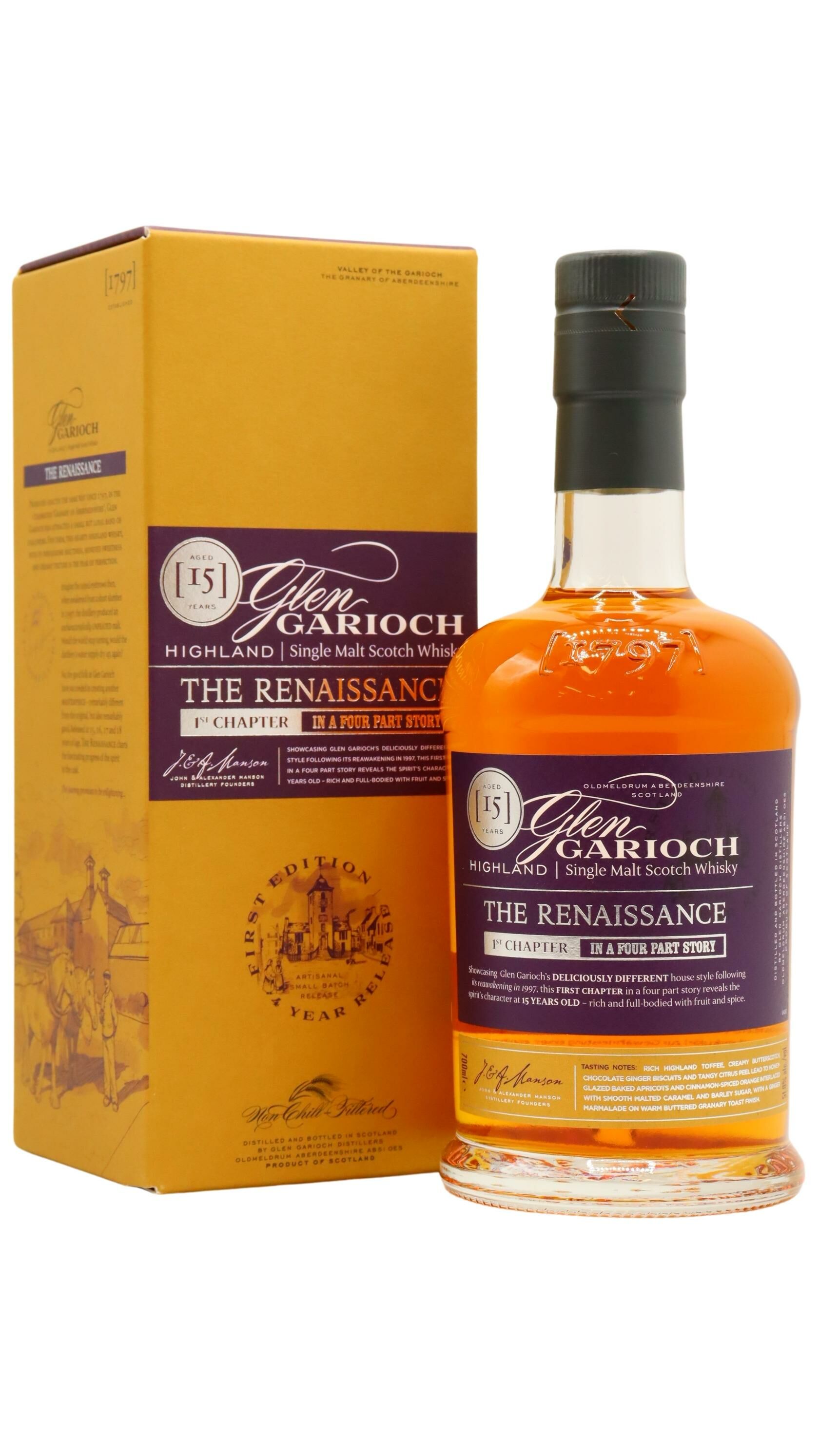Glen Garioch - 15 year old The Renaissance 1st Chapter Highland