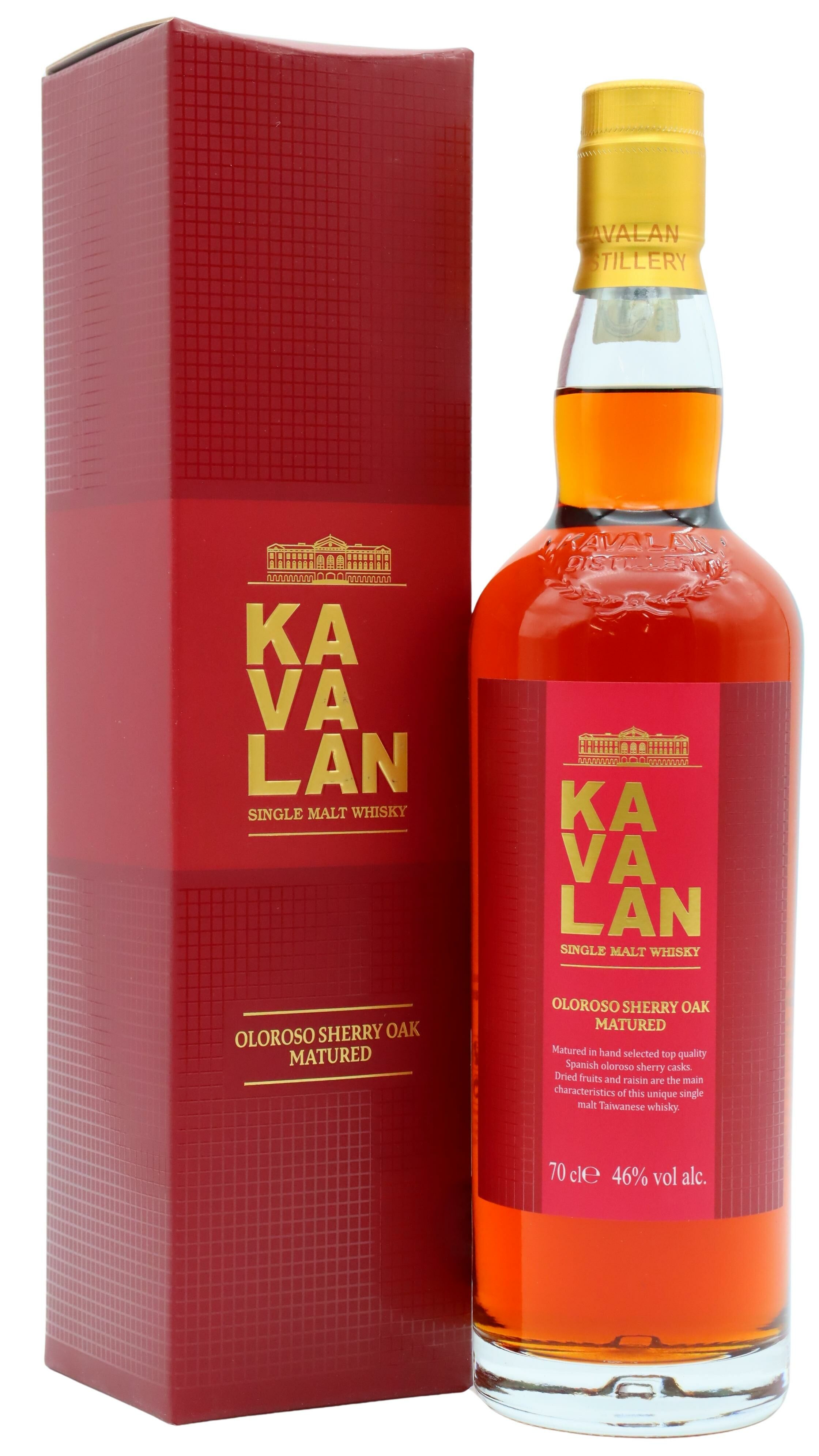 Kavalan - Oloroso Sherry Oak Single Malt Taiwanese Whisky 70cl 46