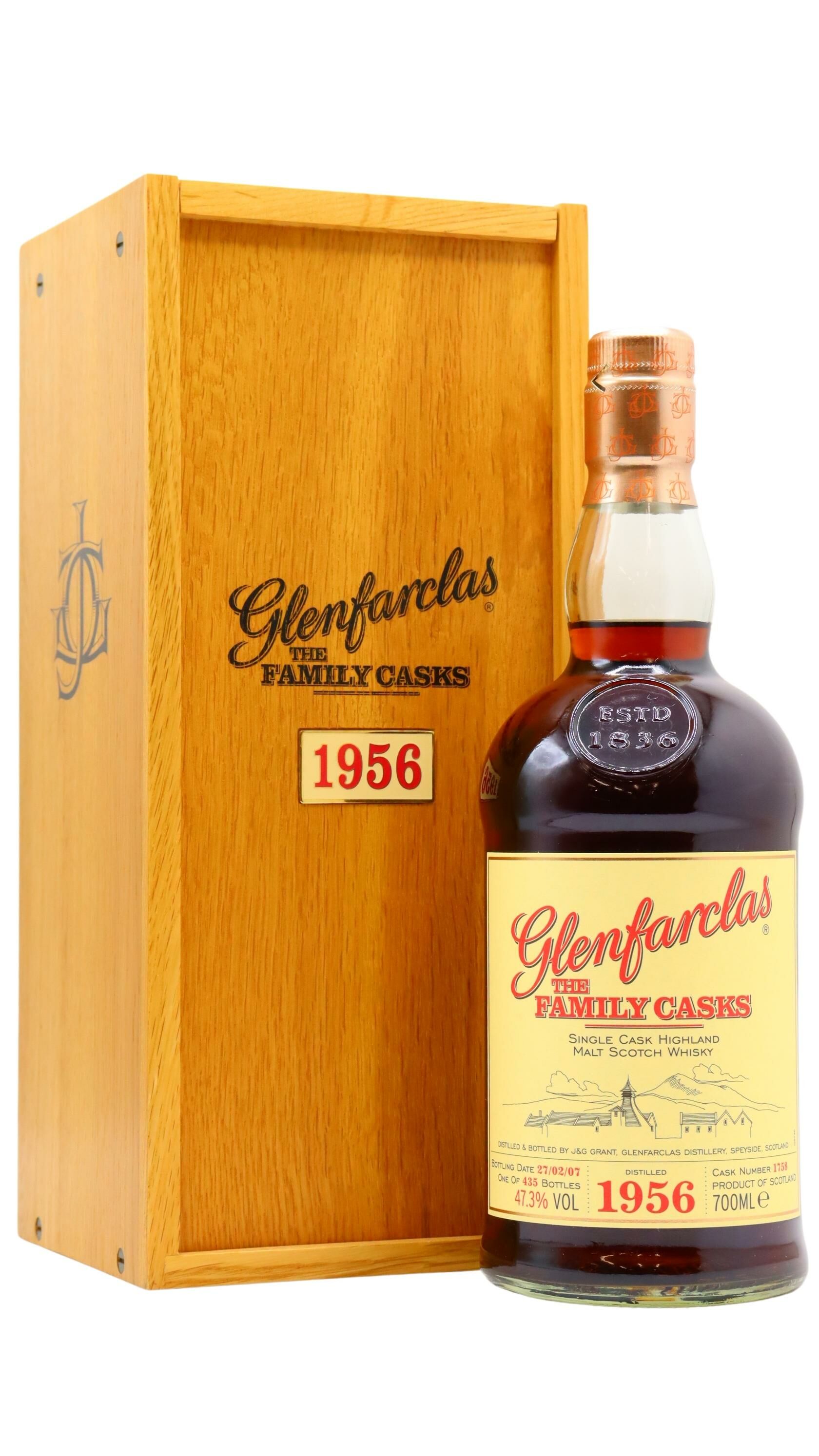 Glenfarclas - 50 year old The Family Casks #1758 1956 Whisky 70cl