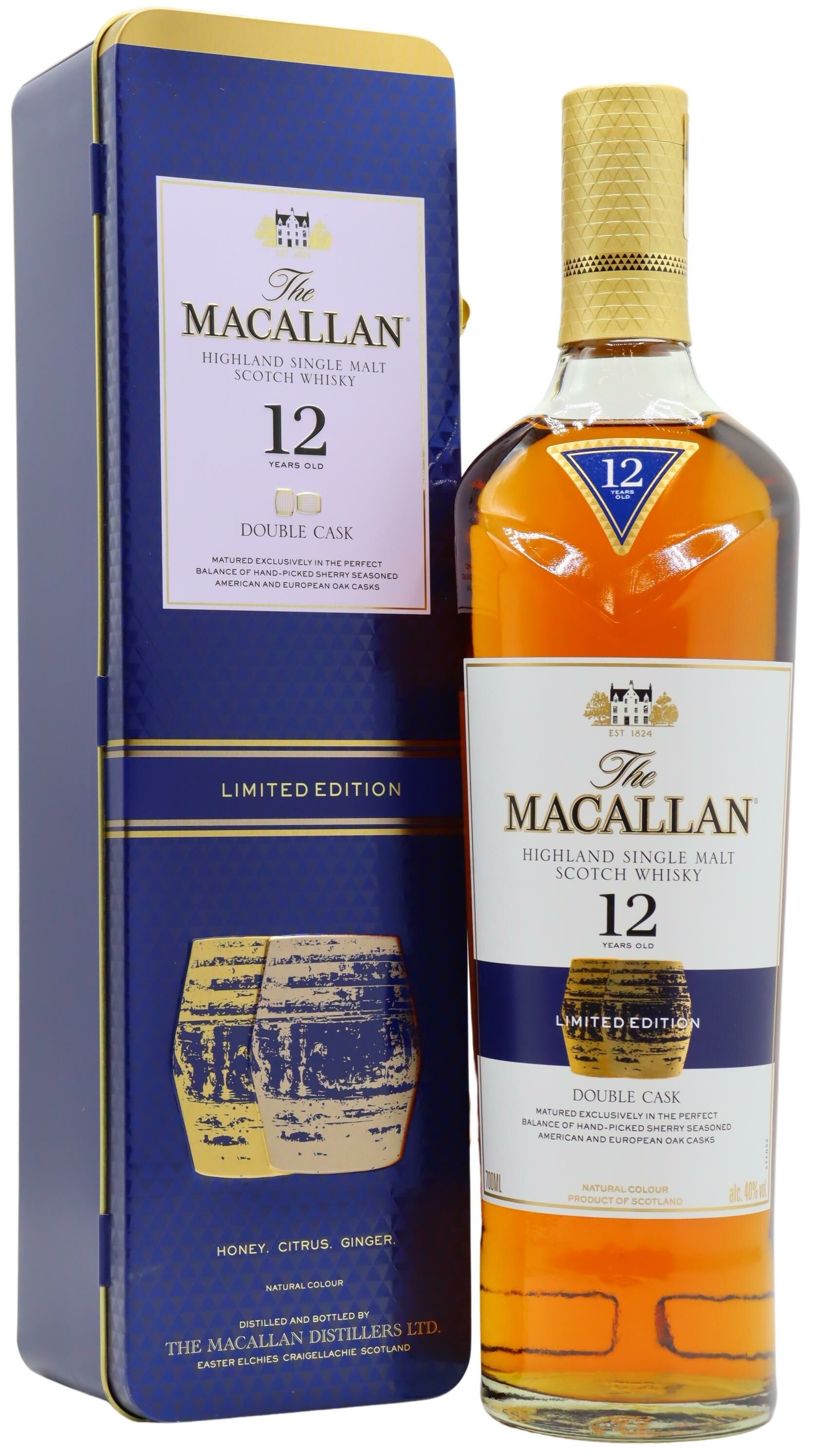 ミ*ン様 The Macallan 12 Years Old Double Ca Macallan 12yr Double Cask Scotch 750ml - Haskells