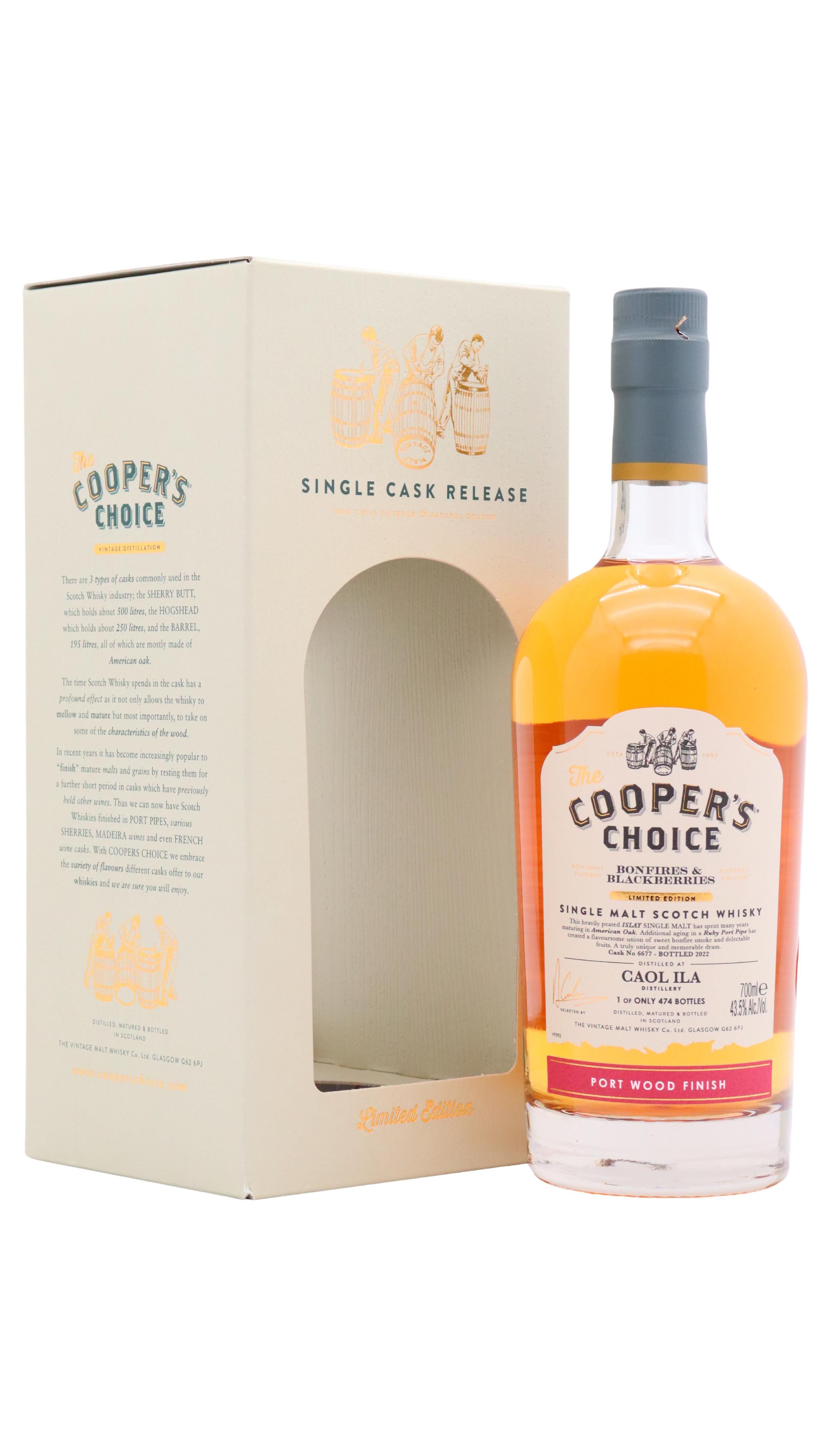 Caol Ila - Cooper's Choice - Bonfires & Blackberries Single Port
