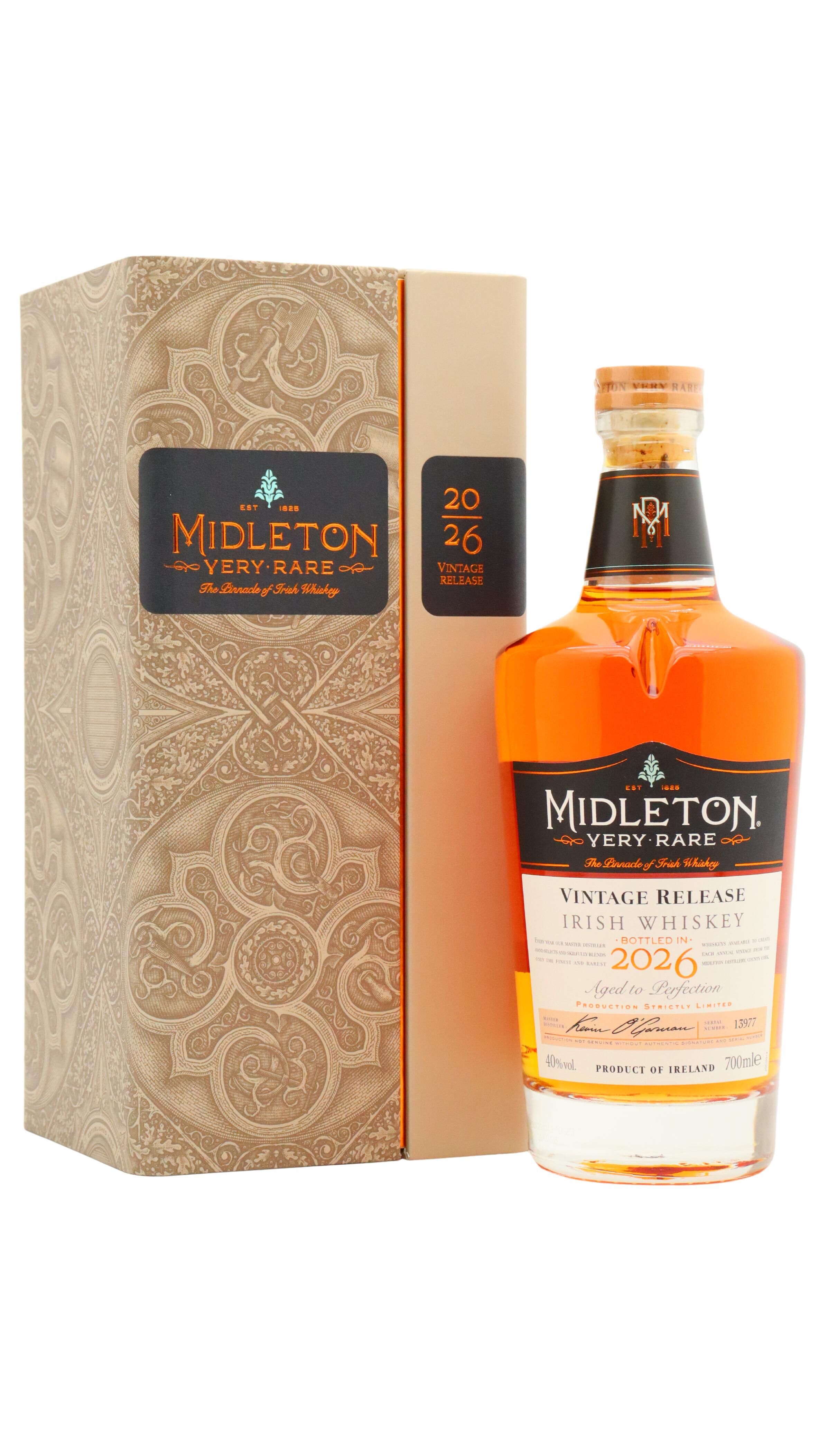 Midleton Very Rare 2026 Edition Irish Whiskey 70cl | 40% ABV