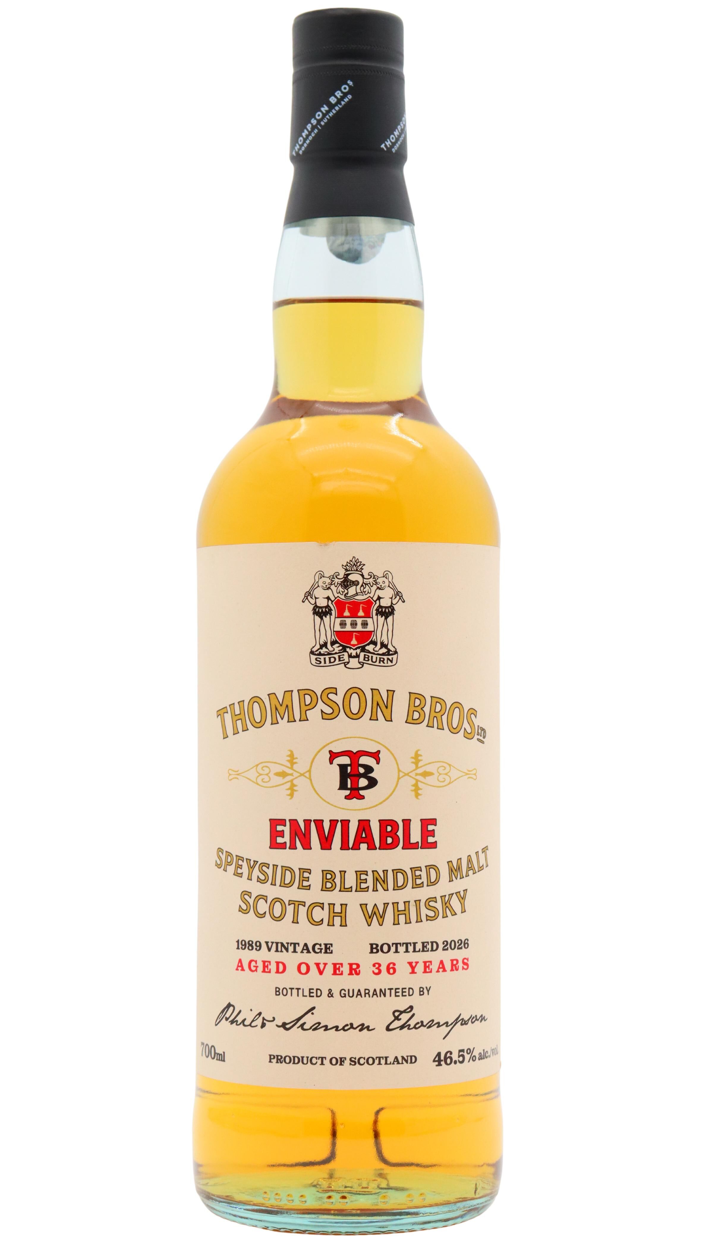 Thompson Bros - 36 year old Enviable Blended Malt Scotch 1989