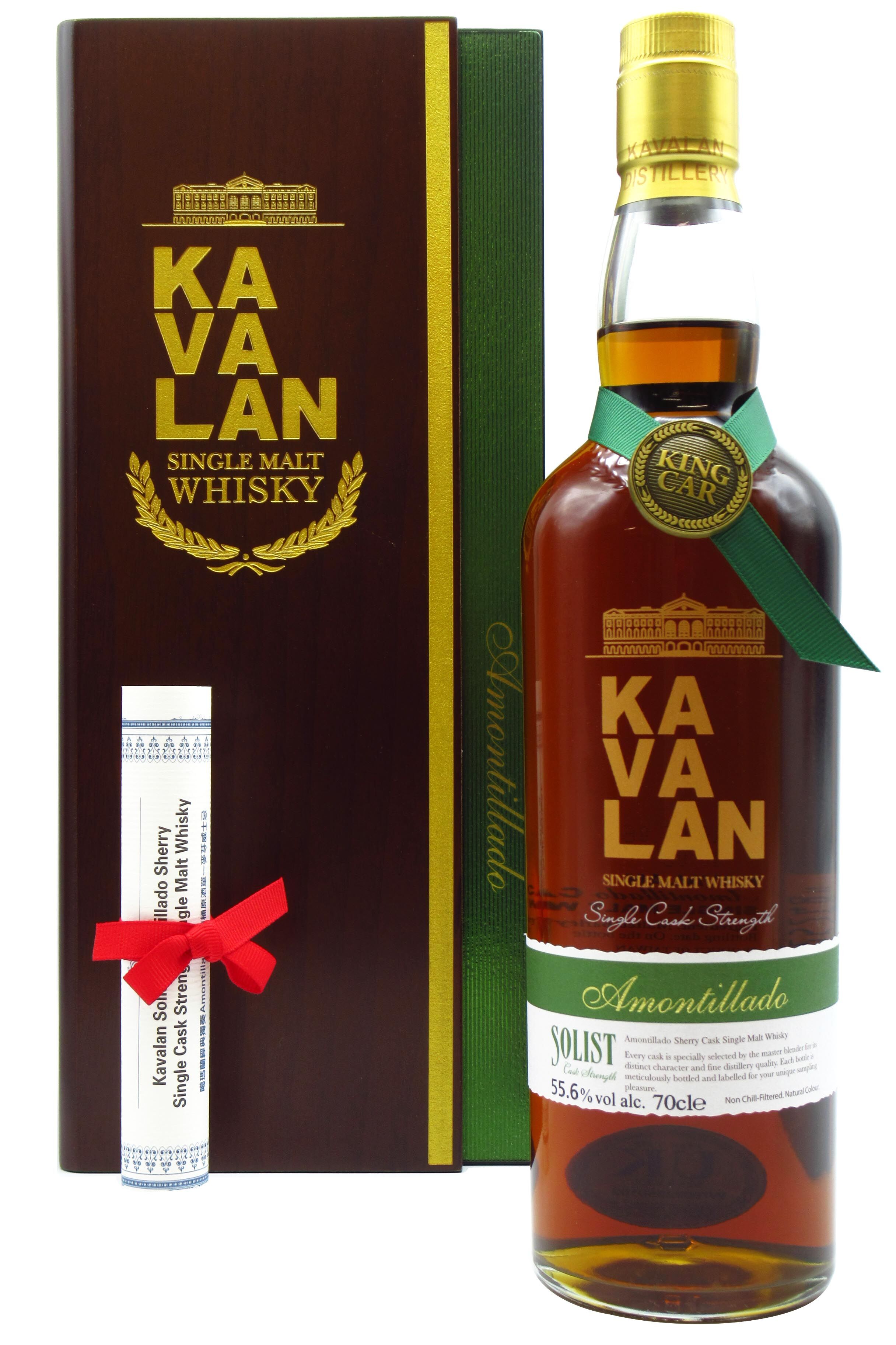 Kavalan - Solist Amontillado Single Cask #018A Whisky 70cl 55.6