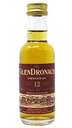 Glendronach - Original 12 year old Whisky Miniature
