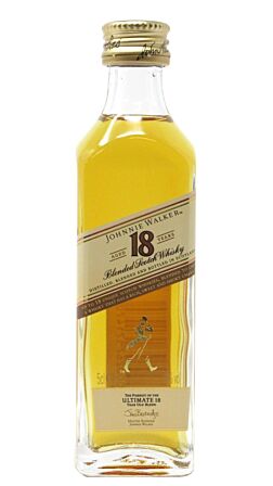 Johnnie Walker - Ultimate Blended Scotch 18 year old Whisky Miniature