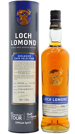 Loch Lomond - European Tour - Wales Open Single Cask 2006 14 year old Whisky
