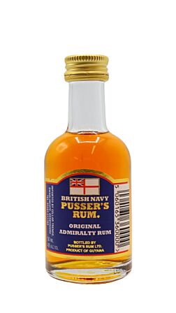 Pusser's - Blue Label Rum Miniature